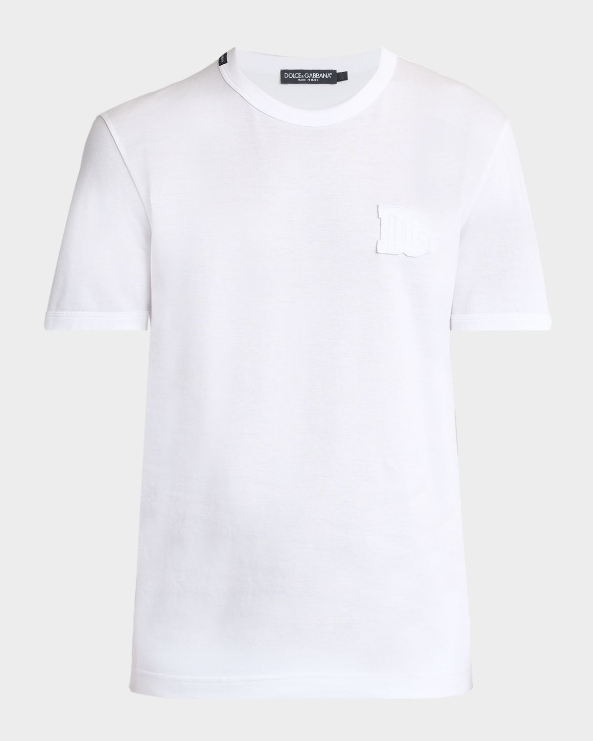 Dolce & Gabbana Men 's Cotton DG-Patch Crewneck T-Shirt