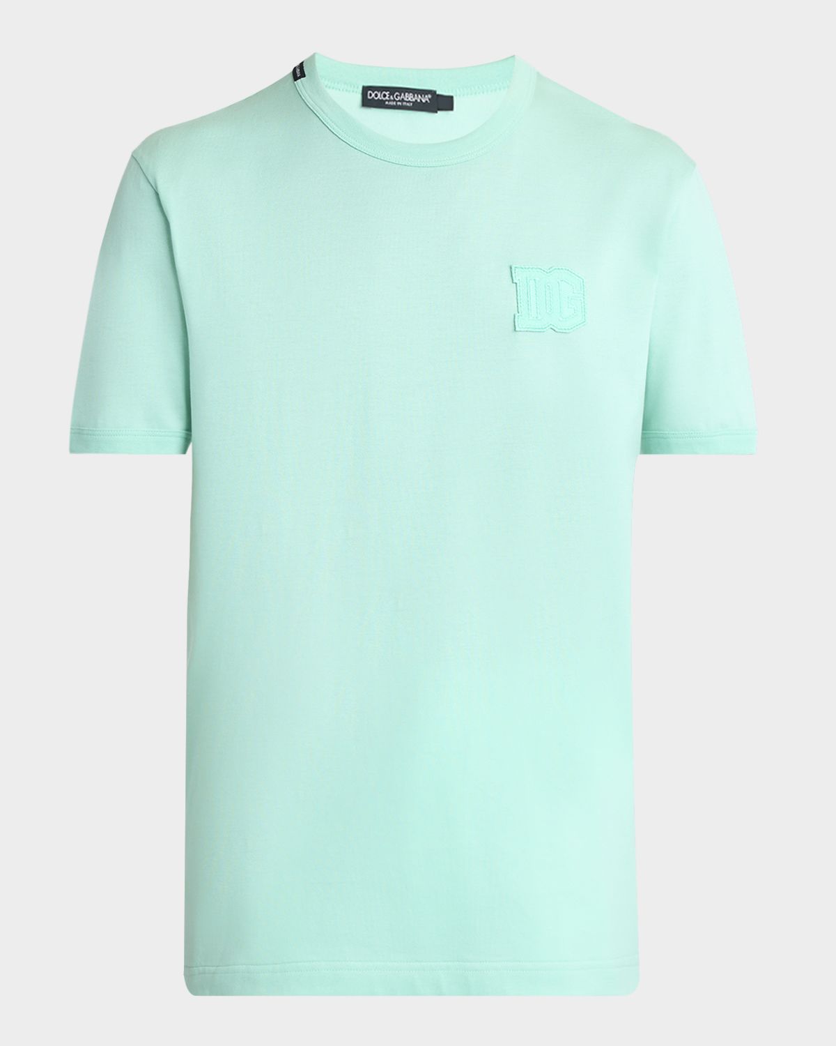 Dolce & Gabbana Men 's Cotton DG-Patch Crewneck T-Shirt | Thumbnail 6 Dolce & Gabbana Men 's Cotton DG-Patch Crewneck T-Shirt | Thumbnail 6