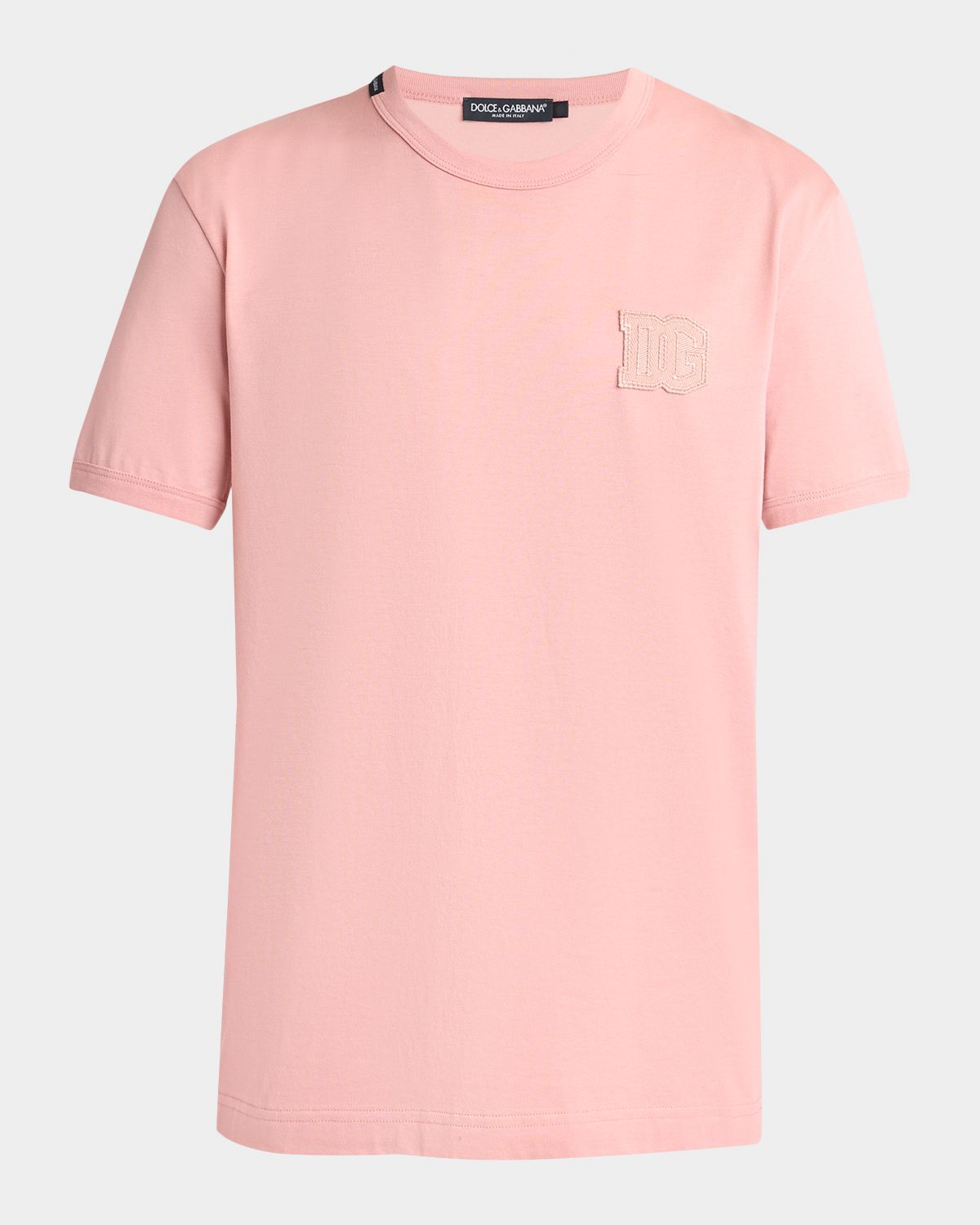 Dolce & Gabbana Men 's Cotton DG-Patch Crewneck T-Shirt | Thumbnail 6 Dolce & Gabbana Men 's Cotton DG-Patch Crewneck T-Shirt | Thumbnail 6