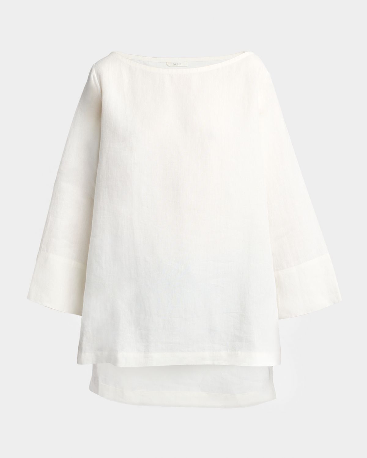 THE ROW Junia Boat-Neck Linen Top | Thumbnail 6 THE ROW Junia Boat-Neck Linen Top | Thumbnail 6