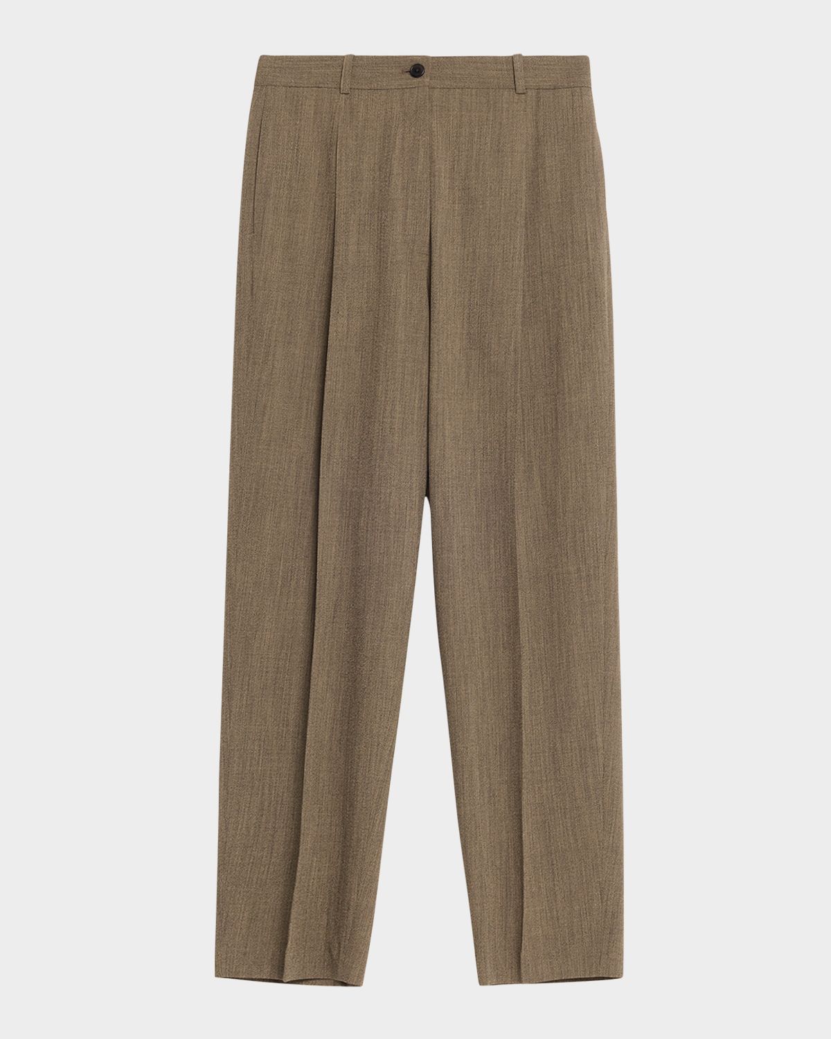 THE ROW Gianni Wool Pleated Tapered-Leg Pants | Thumbnail 6 THE ROW Gianni Wool Pleated Tapered-Leg Pants | Thumbnail 6