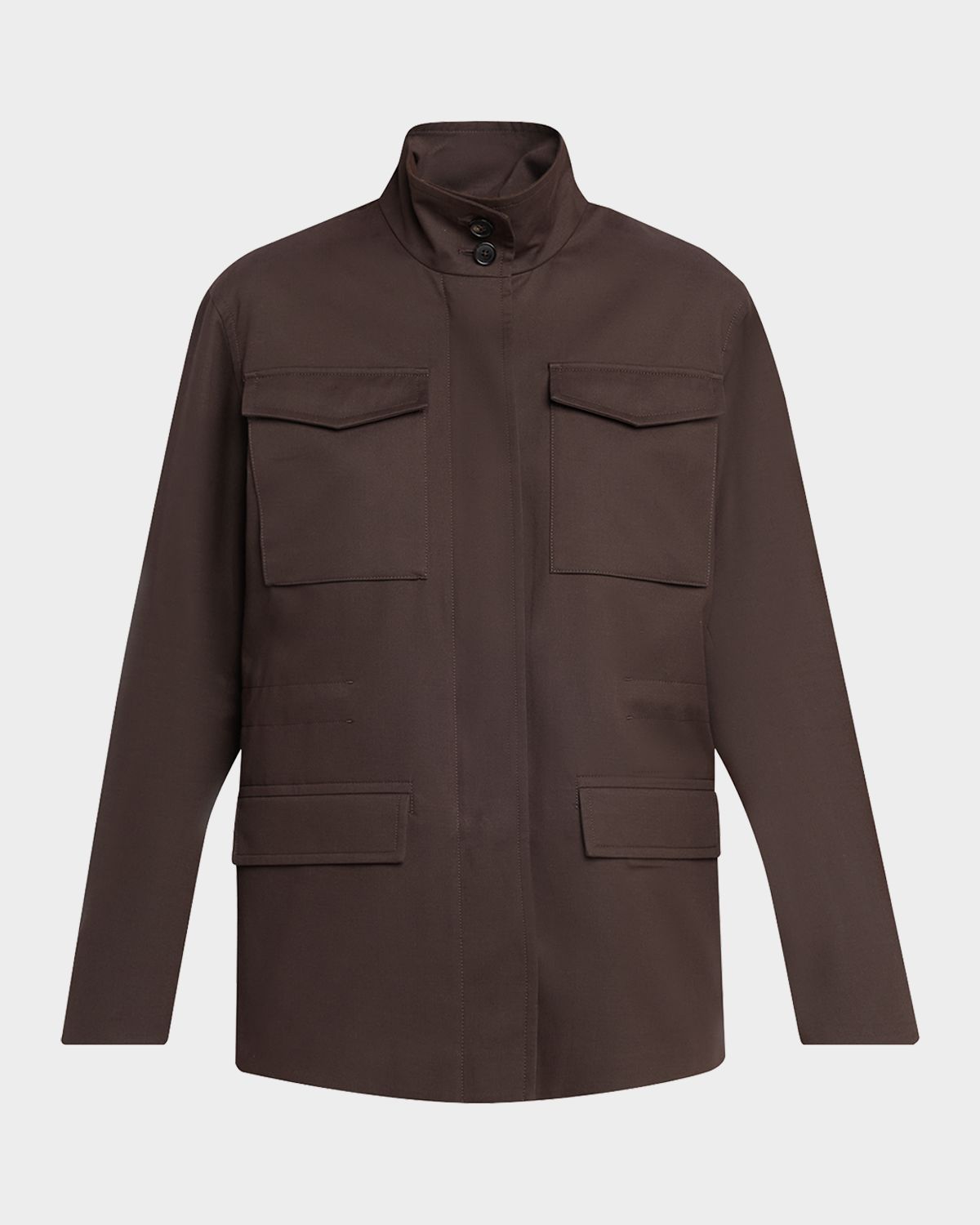 THE ROW Floriane Cotton-Cashmere Utility Jacket