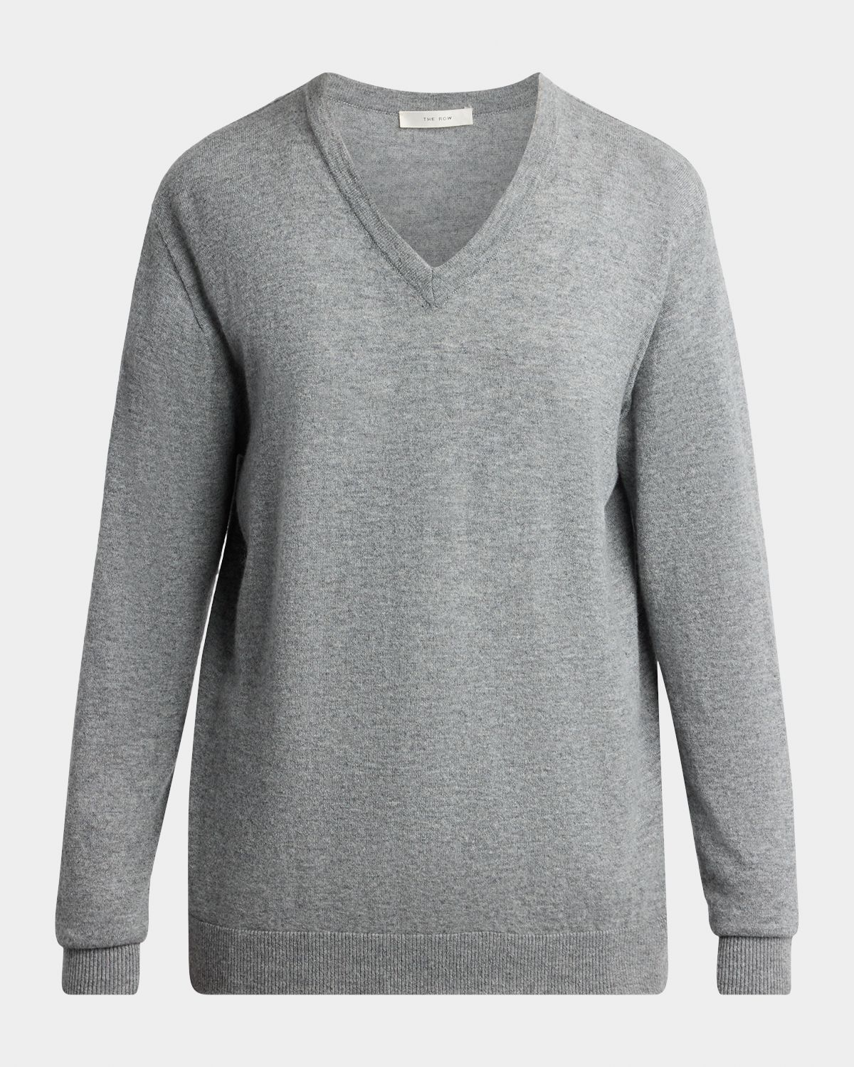 THE ROW Nian Cashmere V-Neck Sweater