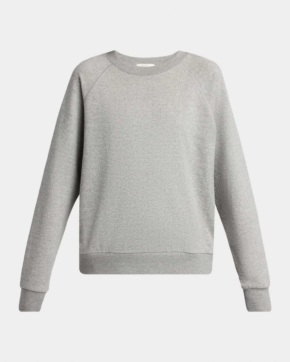THE ROW Eulalia Cotton & Cashmere Crewneck Sweater | Thumbnail 6 THE ROW Eulalia Cotton & Cashmere Crewneck Sweater | Thumbnail 6
