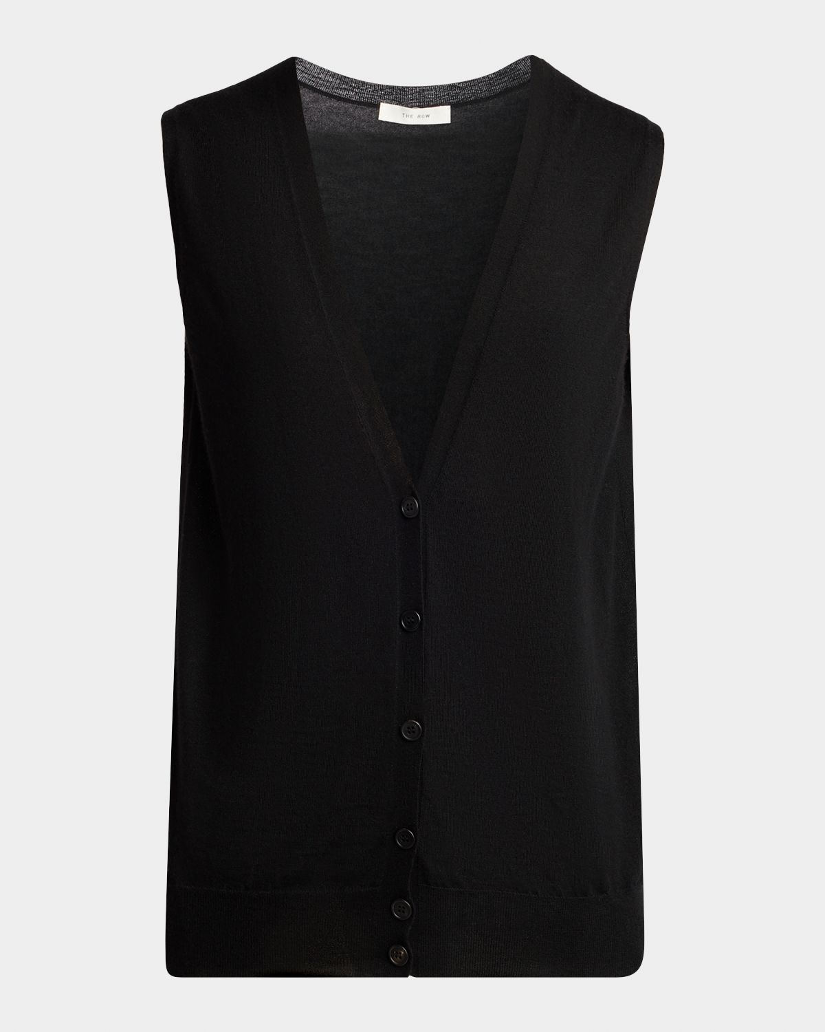 THE ROW Neel Cashmere Cardigan Vest | Thumbnail 6 THE ROW Neel Cashmere Cardigan Vest | Thumbnail 6