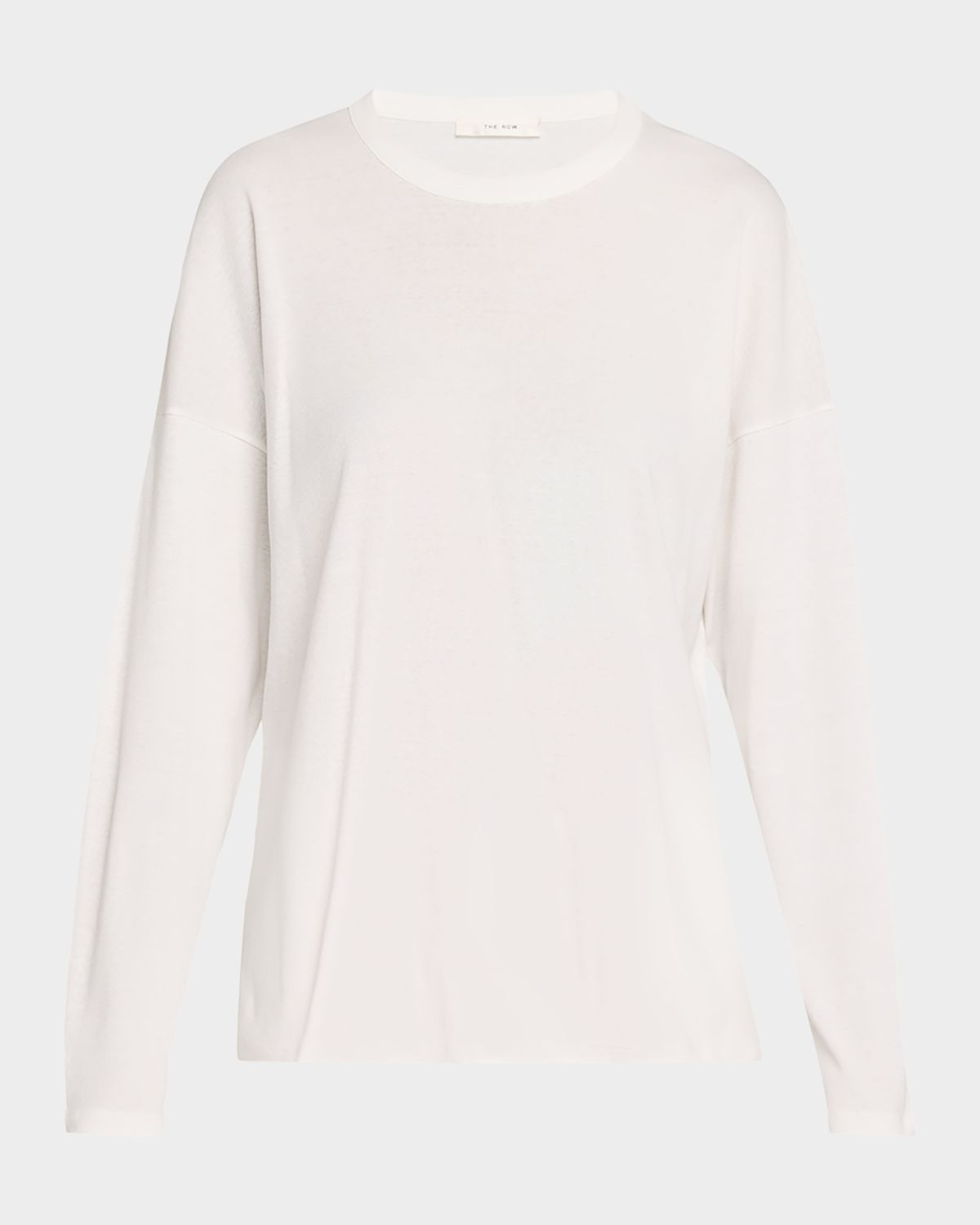 THE ROW Floris Cotton Long-Sleeve Top | Thumbnail 6