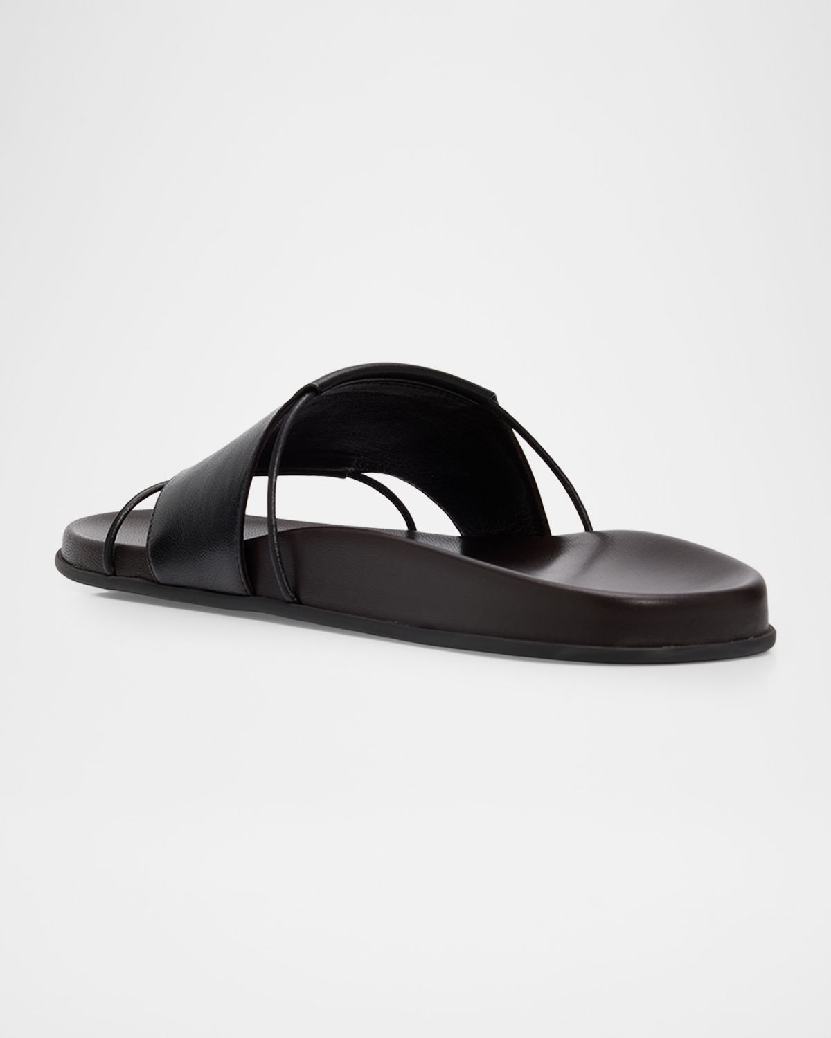 THE ROW Vivienne Flat Leather Slide Sandals | Thumbnail 11