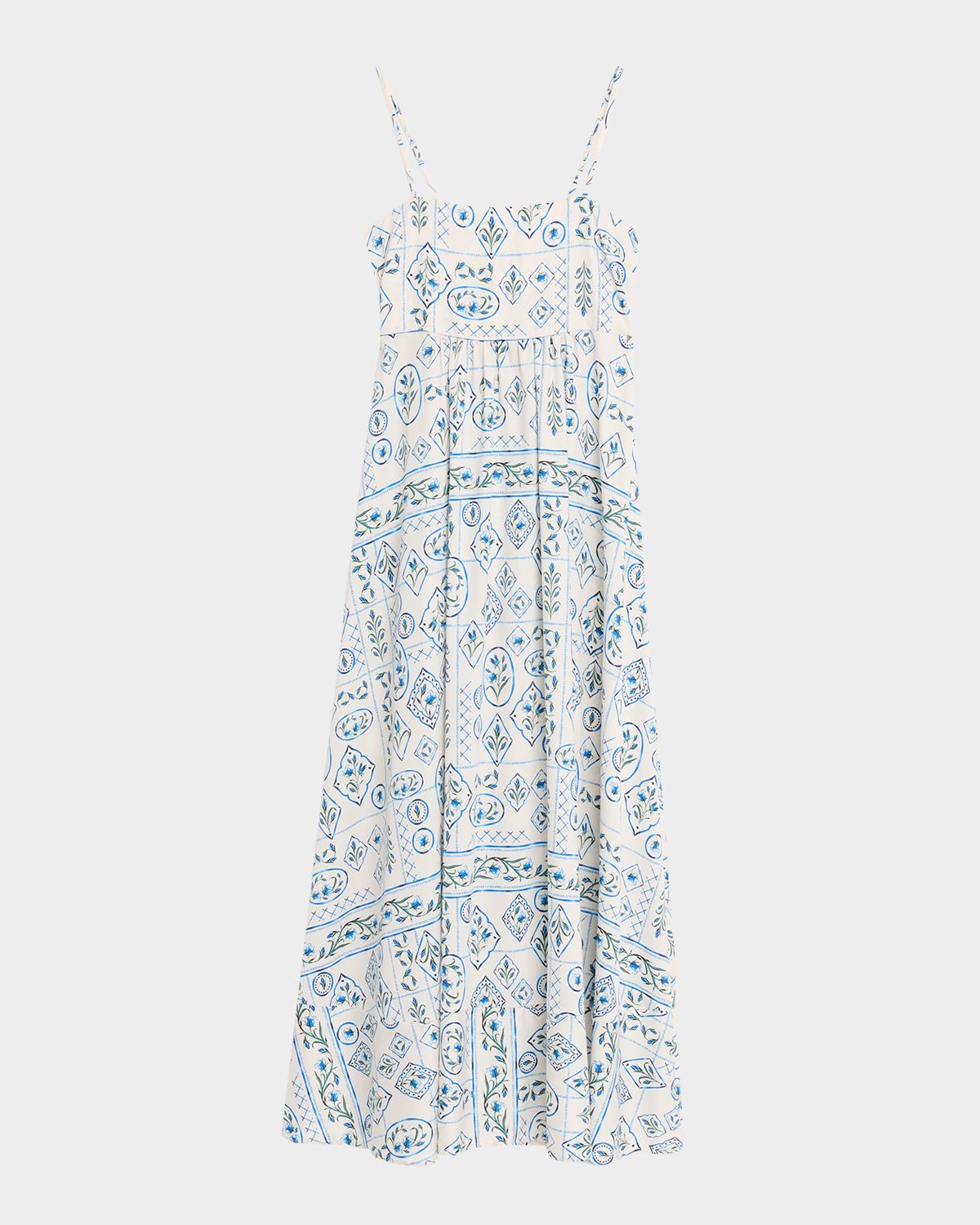 MISA Los Angeles Adina Abstract Jersey Maxi Dress