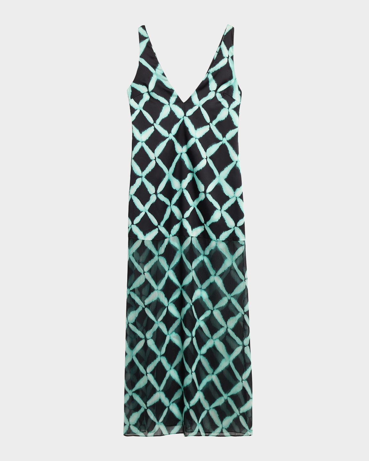 MISA Los Angeles Nina Lattice Maxi Dress