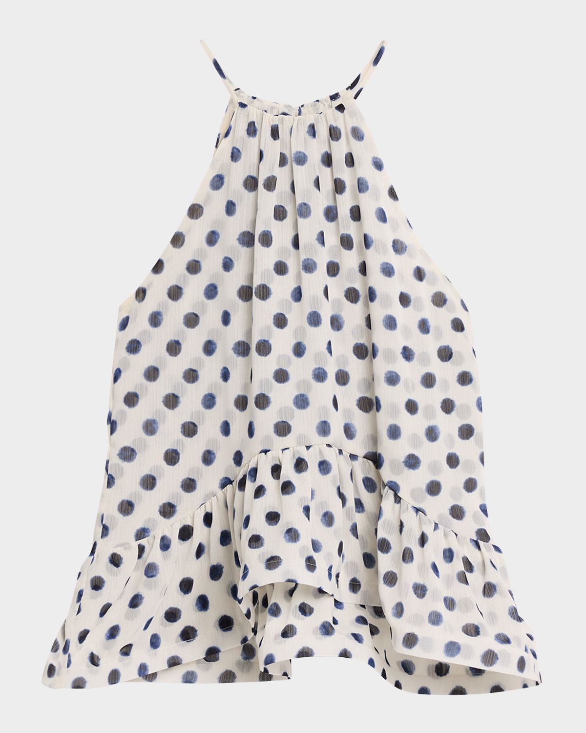 MISA Los Angeles Faith Polka-Dot Top