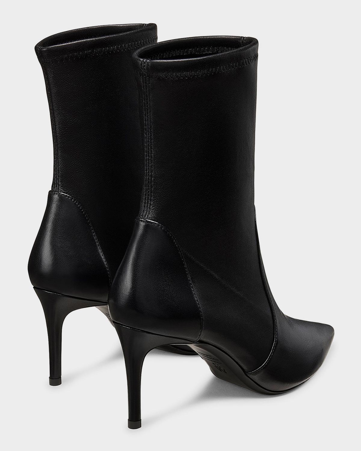 Stuart Weitzman 75mm Stuart Power Leather Booties