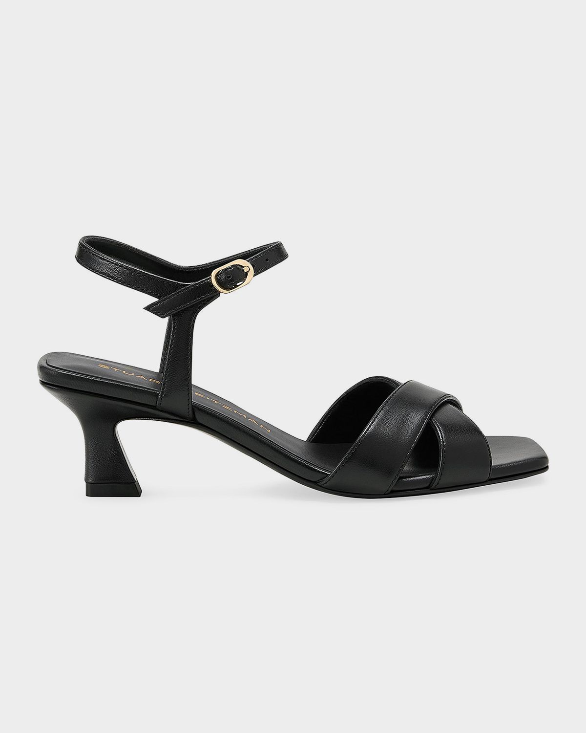 Stuart Weitzman 50mm Vinnie Leather Sandals