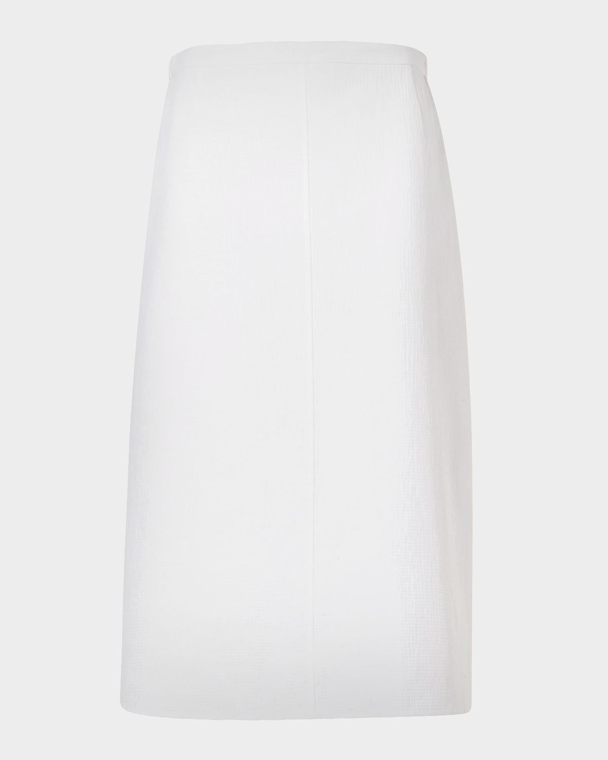 Akris Textured Cotton Knee-Length Skirt