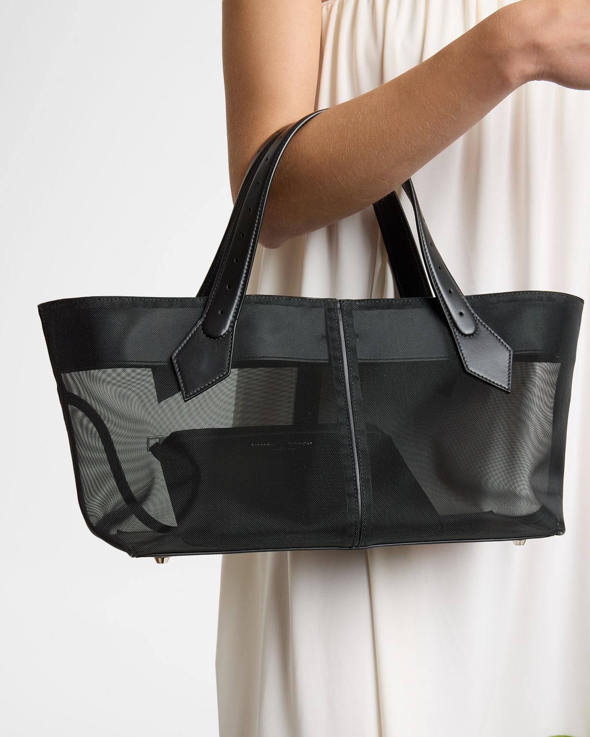 Proenza Schouler White Label East West Chelsea Mesh Tote Bag