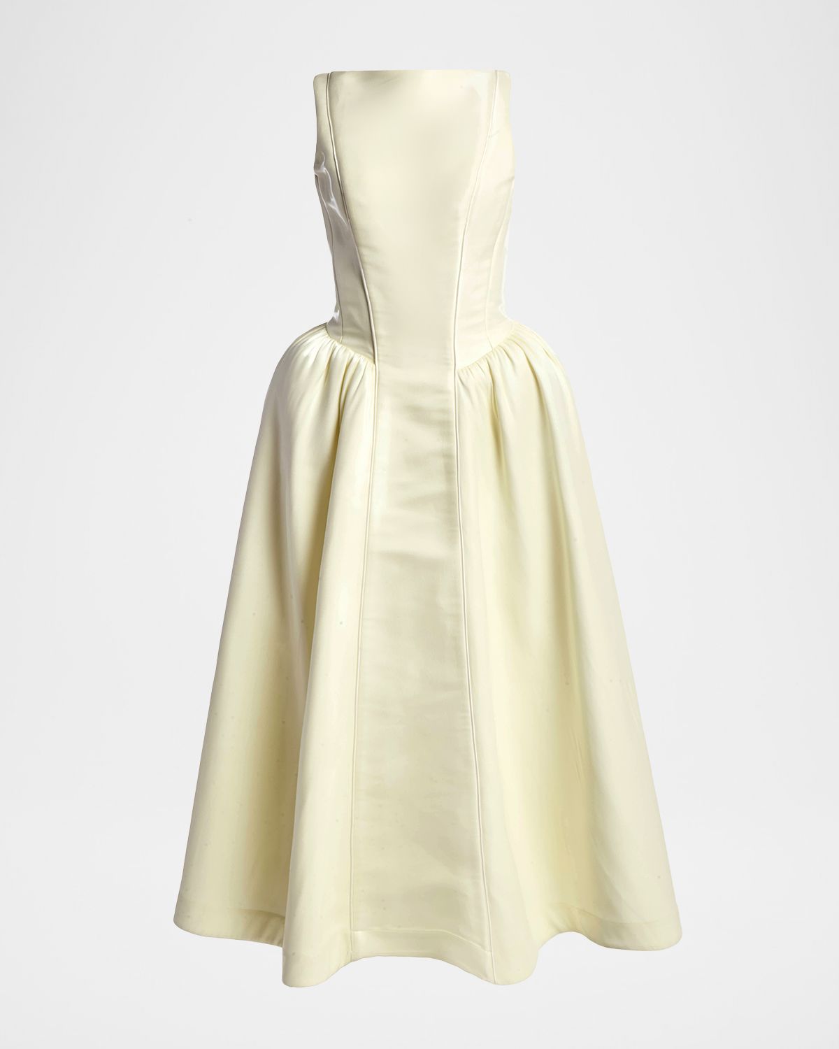 Kate Barton Clarissa Voluminous Basque-Waist Gown