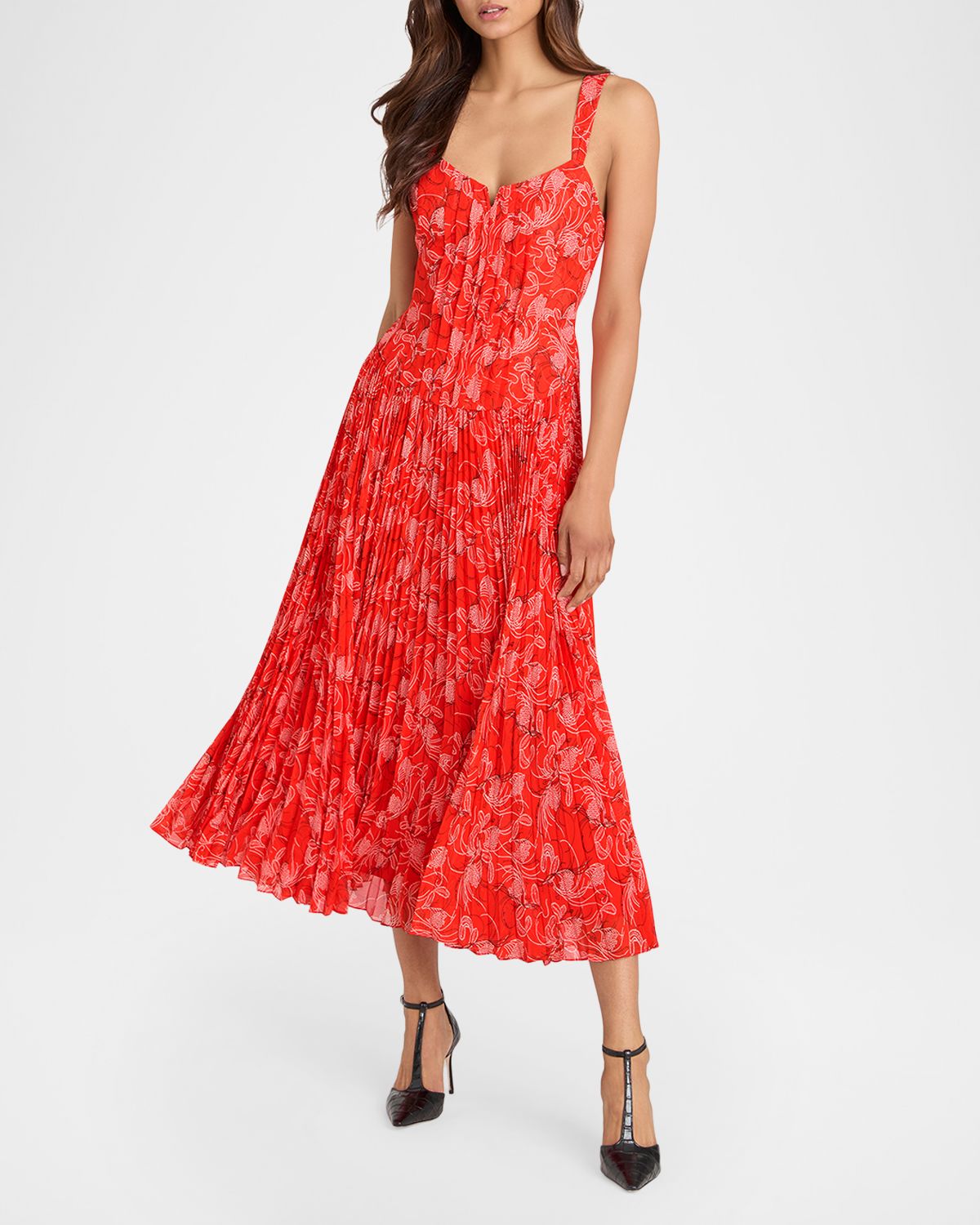 Cinq a Sept Pascual Botanical Floral Dress