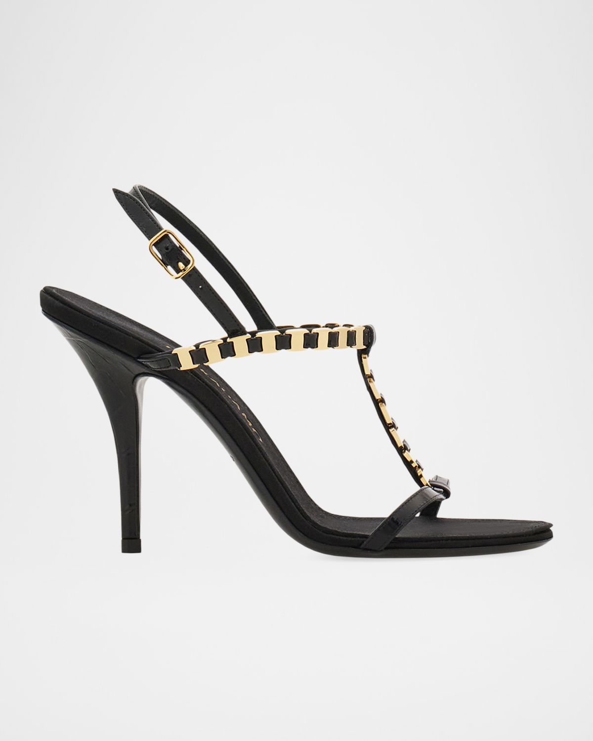 Ferragamo 95mm Estea Gancini Leather Sandals