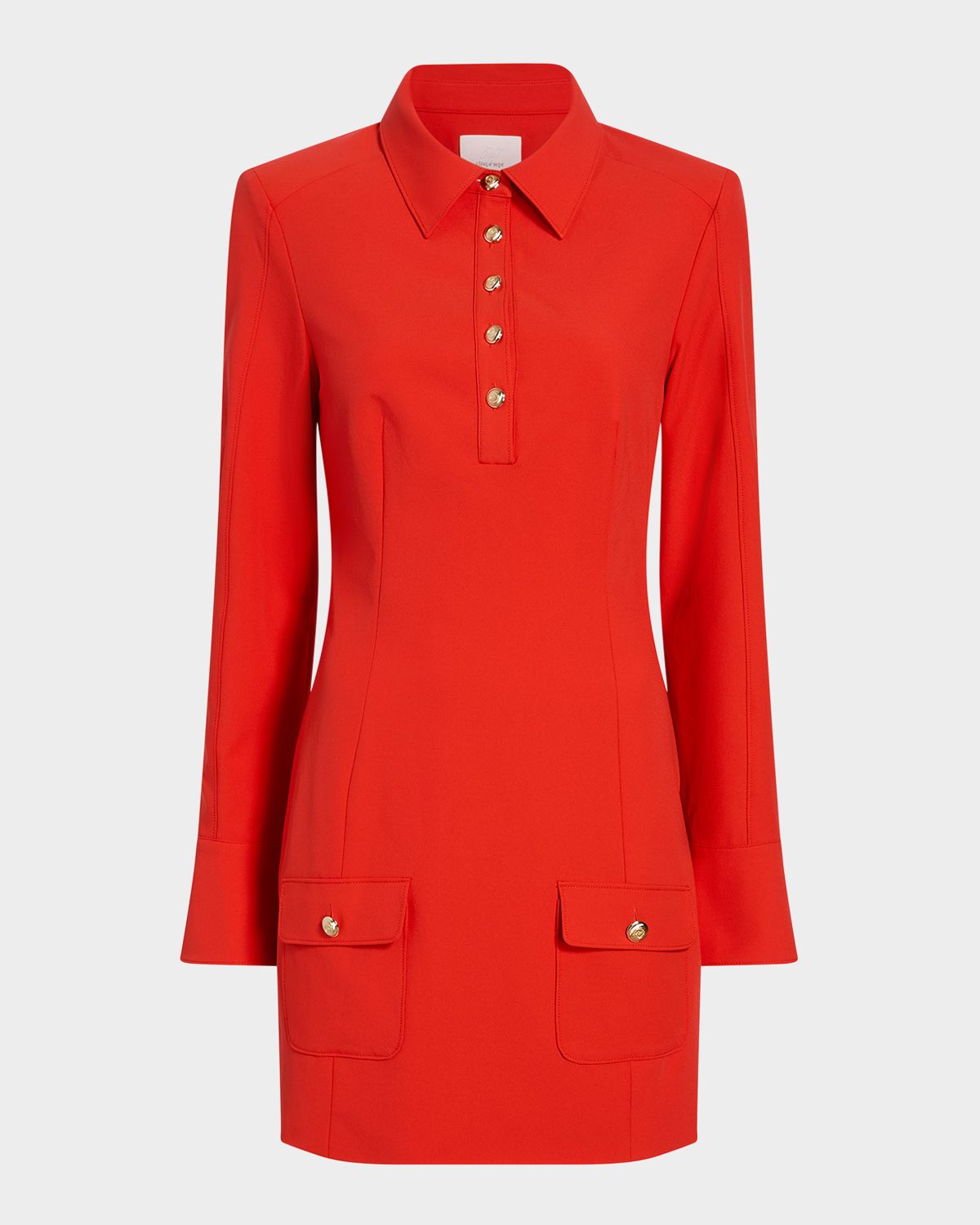 Cinq a Sept Lea Long-Sleeve Mini Dress