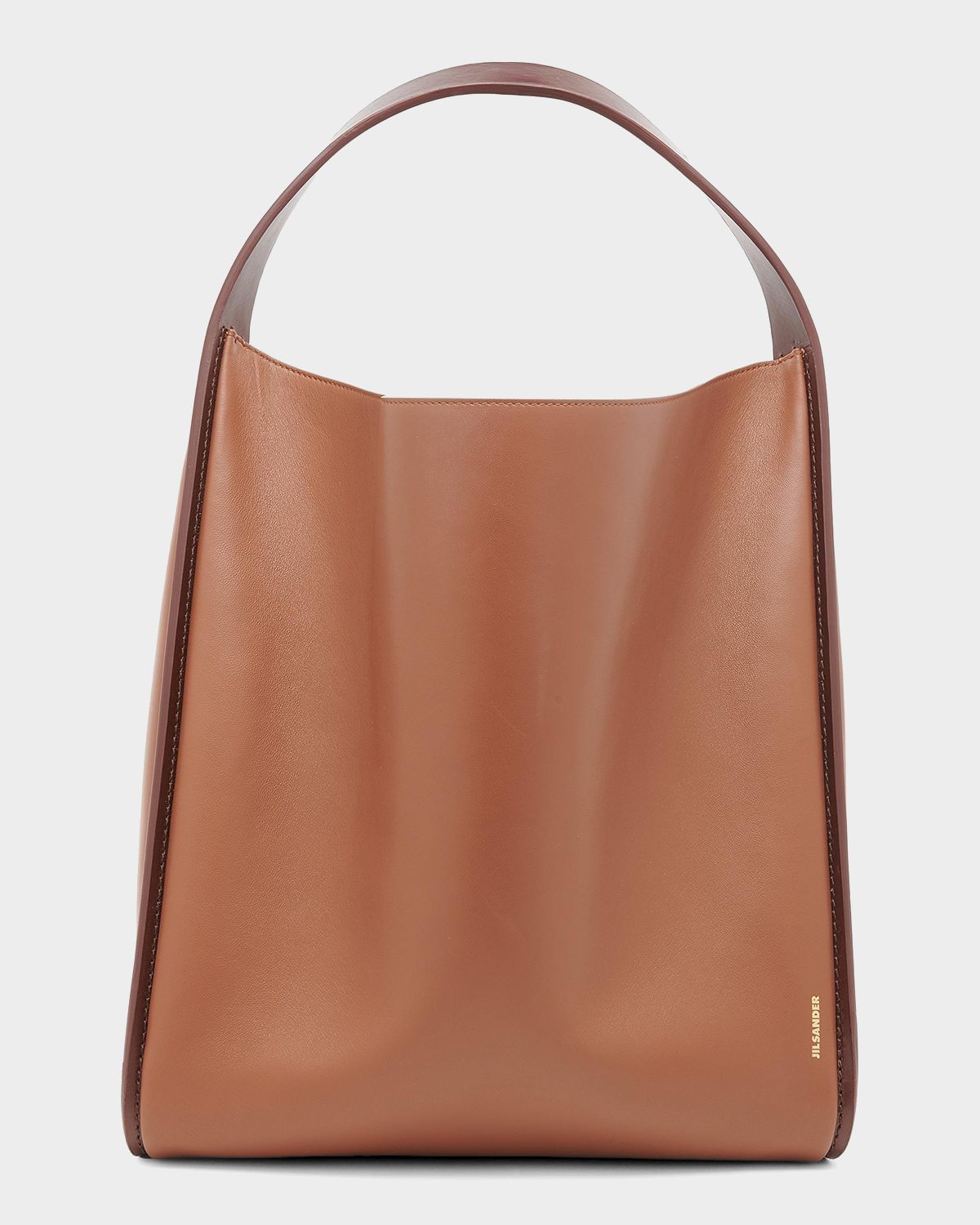 Jil Sander Pivot Leather Tote Bag