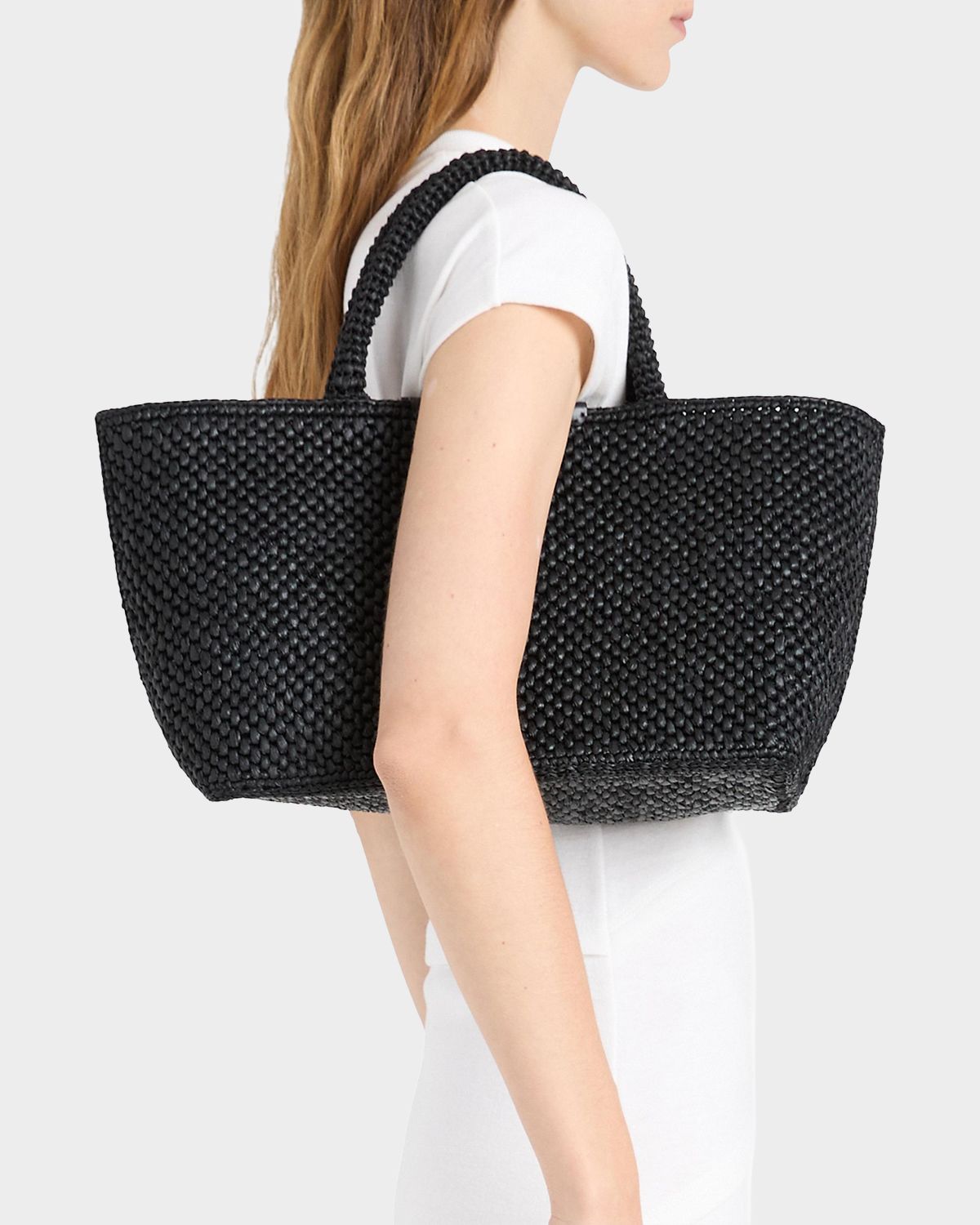 Proenza Schouler East West Chelsea Raffia Tote Bag | Thumbnail 8