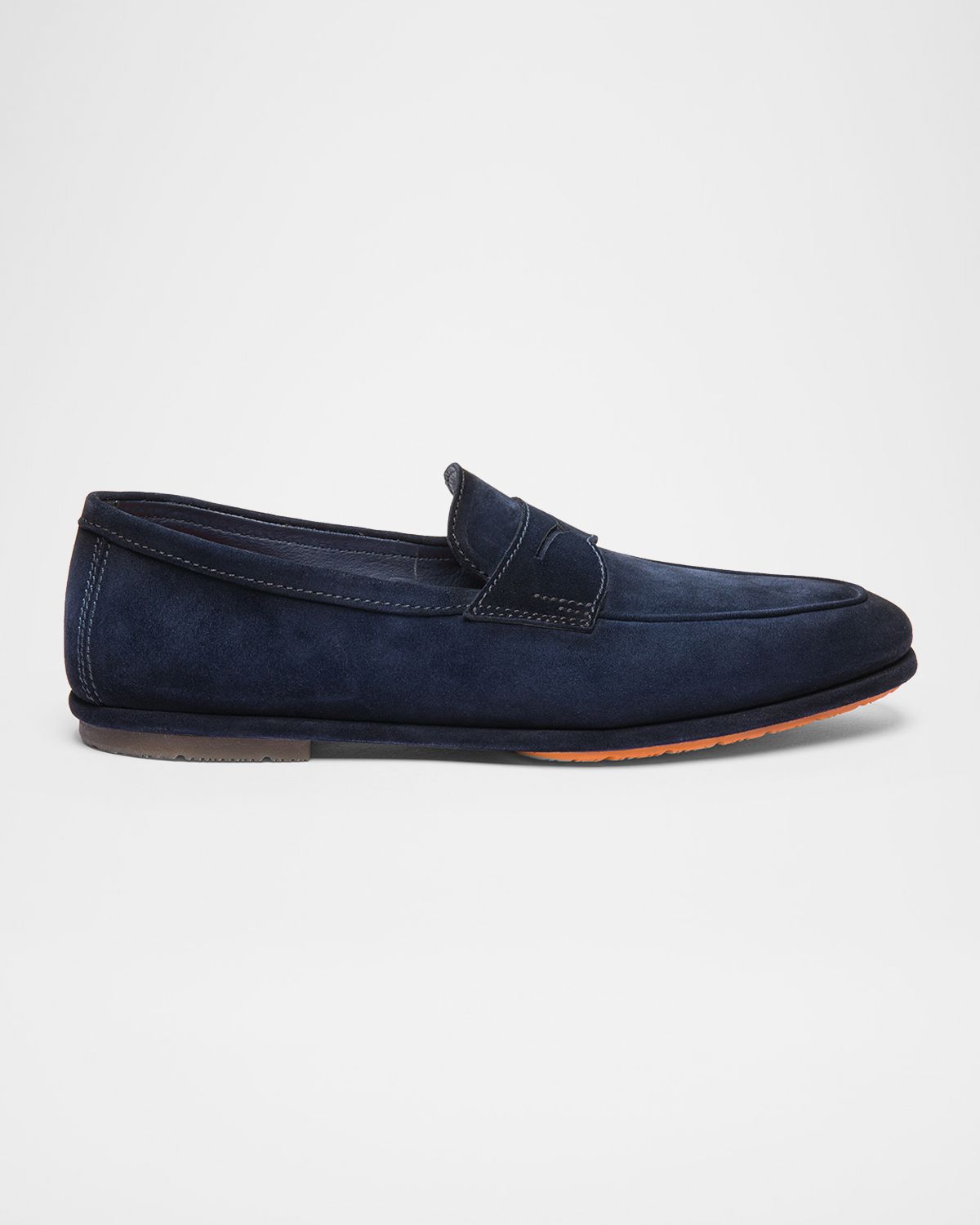 Santoni Men 's Carlo Burnished Suede Driving Shoes | Thumbnail 5