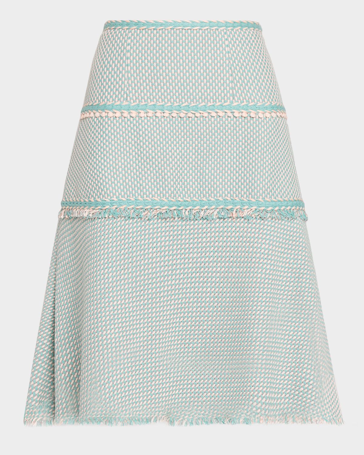 Maison Common Tweed A-Line Skirt