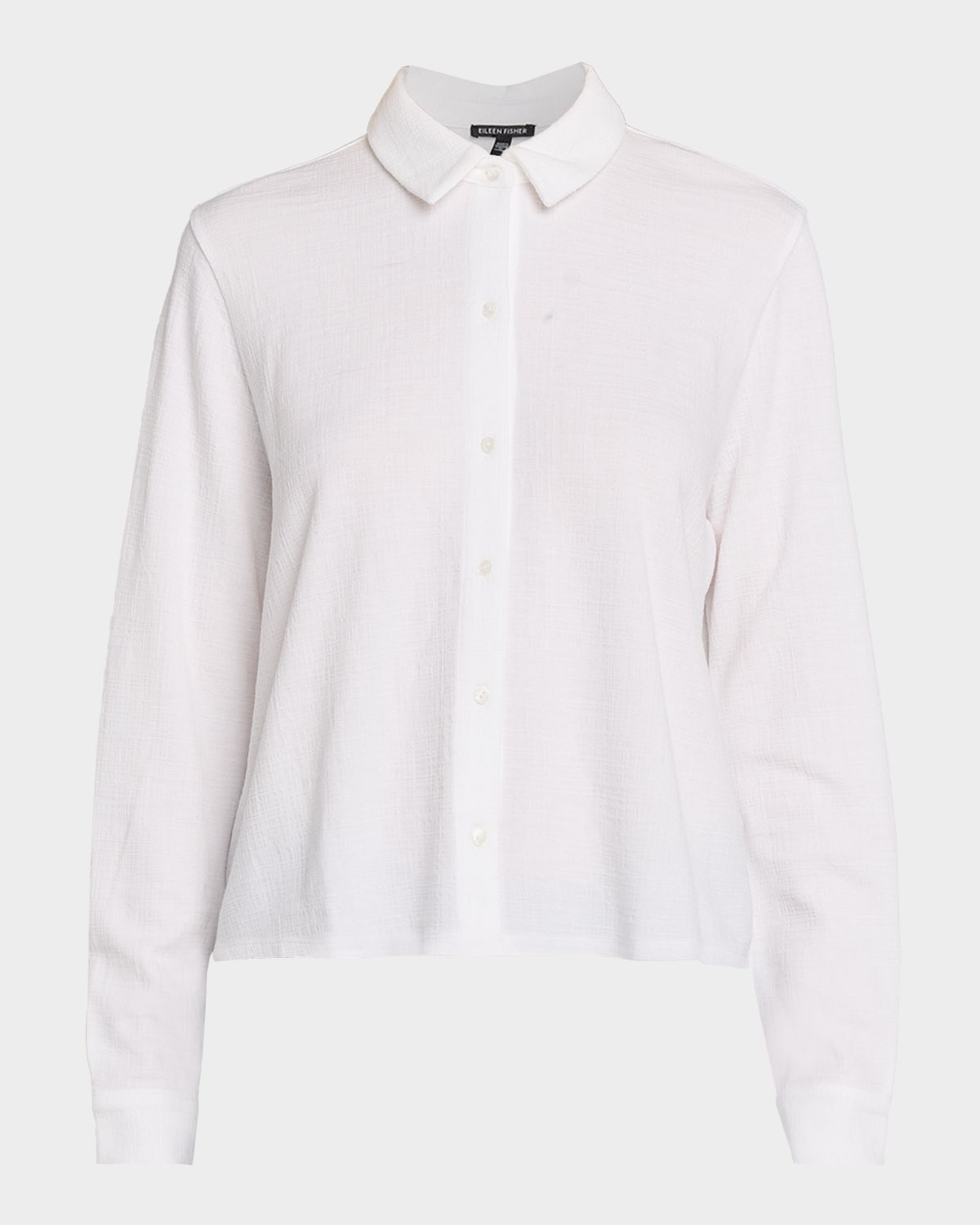 Eileen Fisher Textural Button-Down Shirt