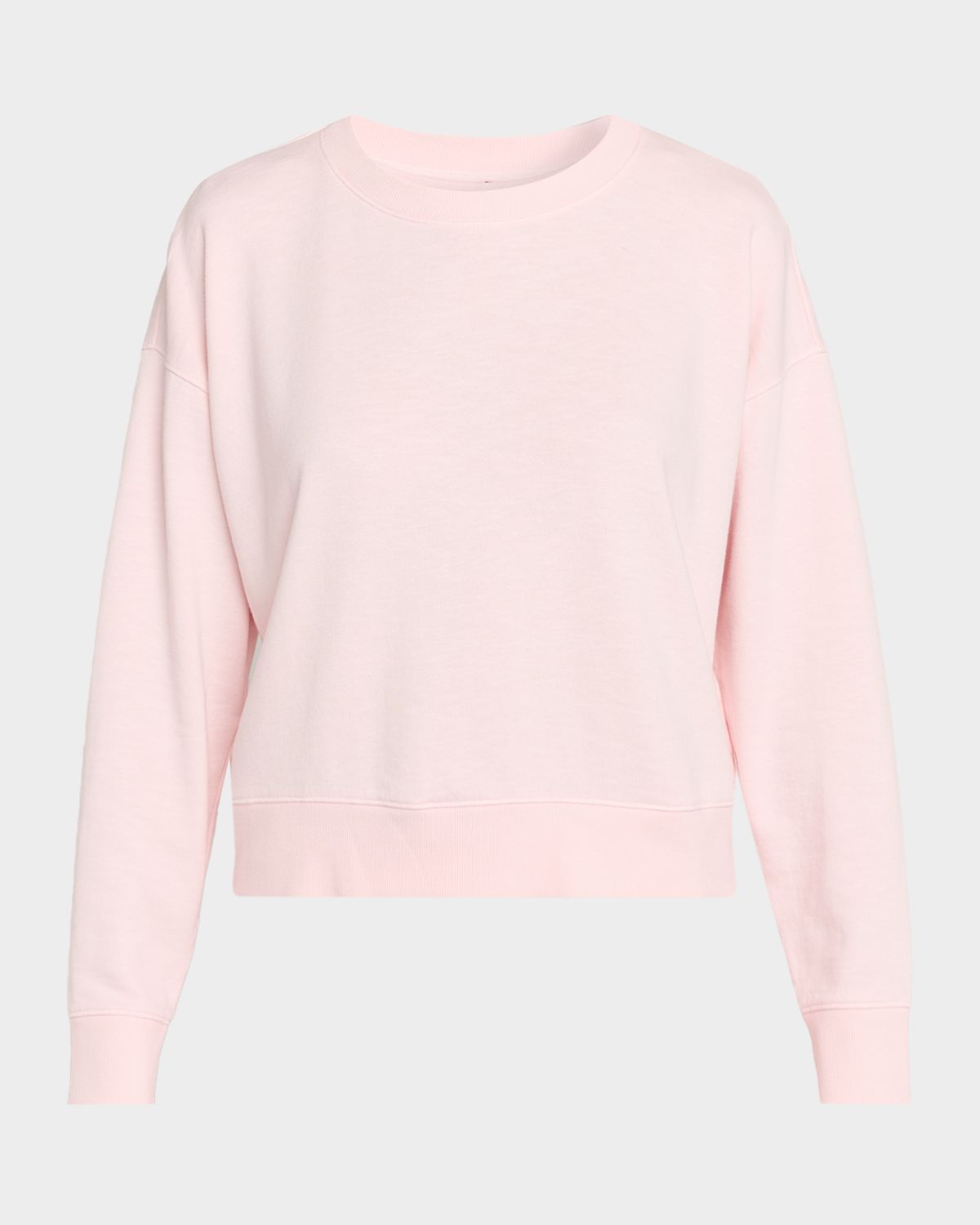 Eileen Fisher Cropped Organic Cotton Terry Sweatshirt