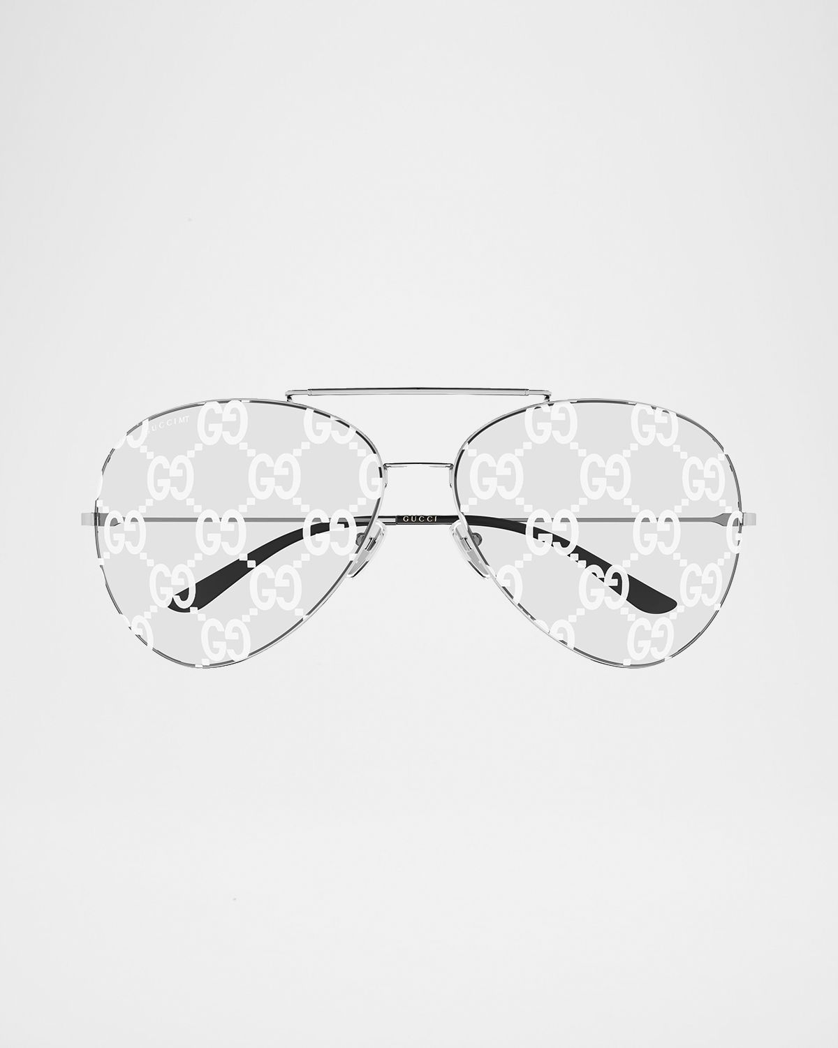 Gucci ssima 65mm Metal Pilot Sunglasses