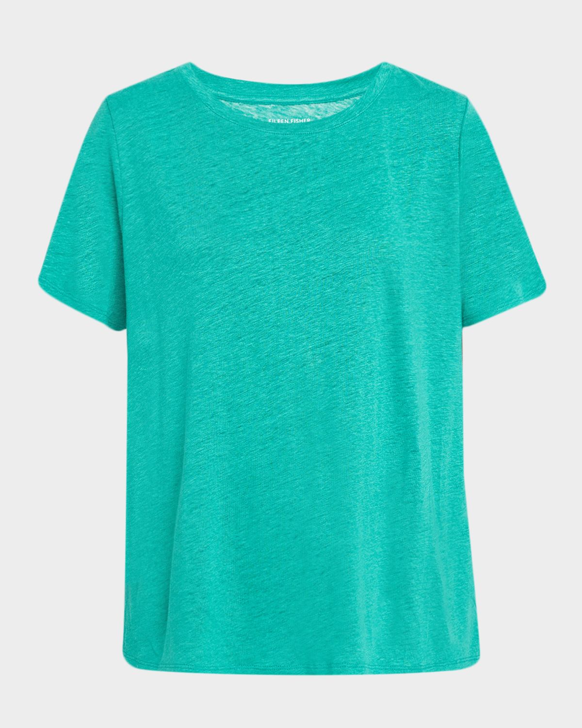 Eileen Fisher Organic Linen Crewneck Tee