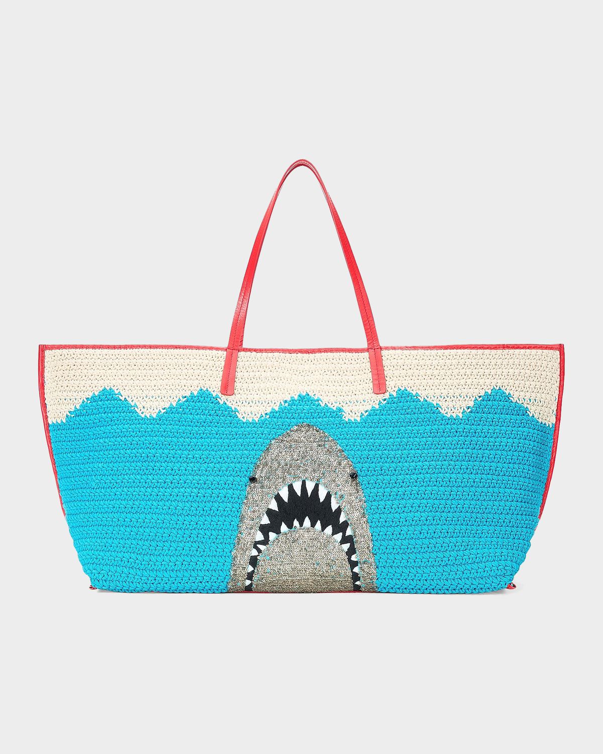 STAUD Christos Extra Large Crochet Tote Bag