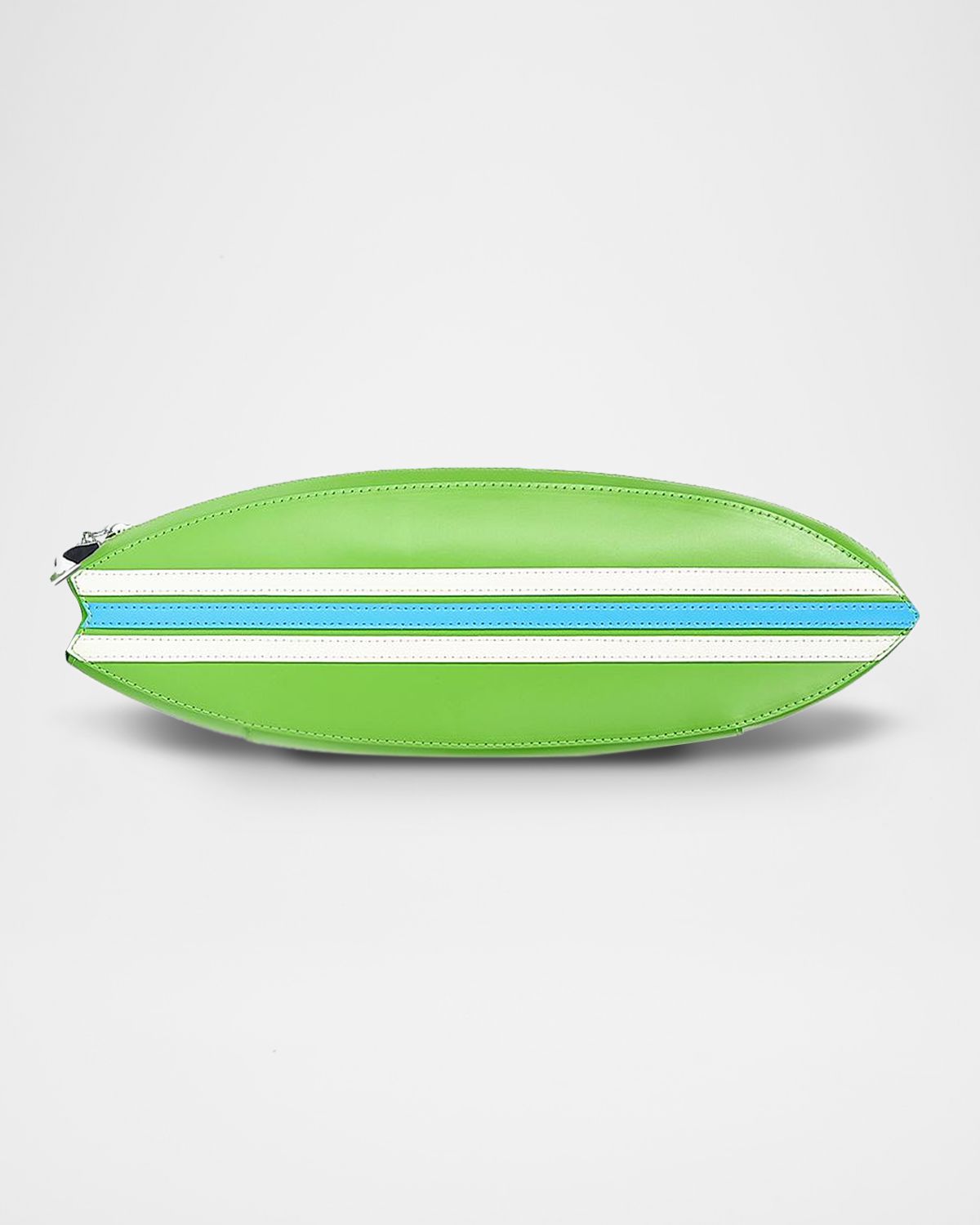 STAUD Leather Surfboard Clutch Bag