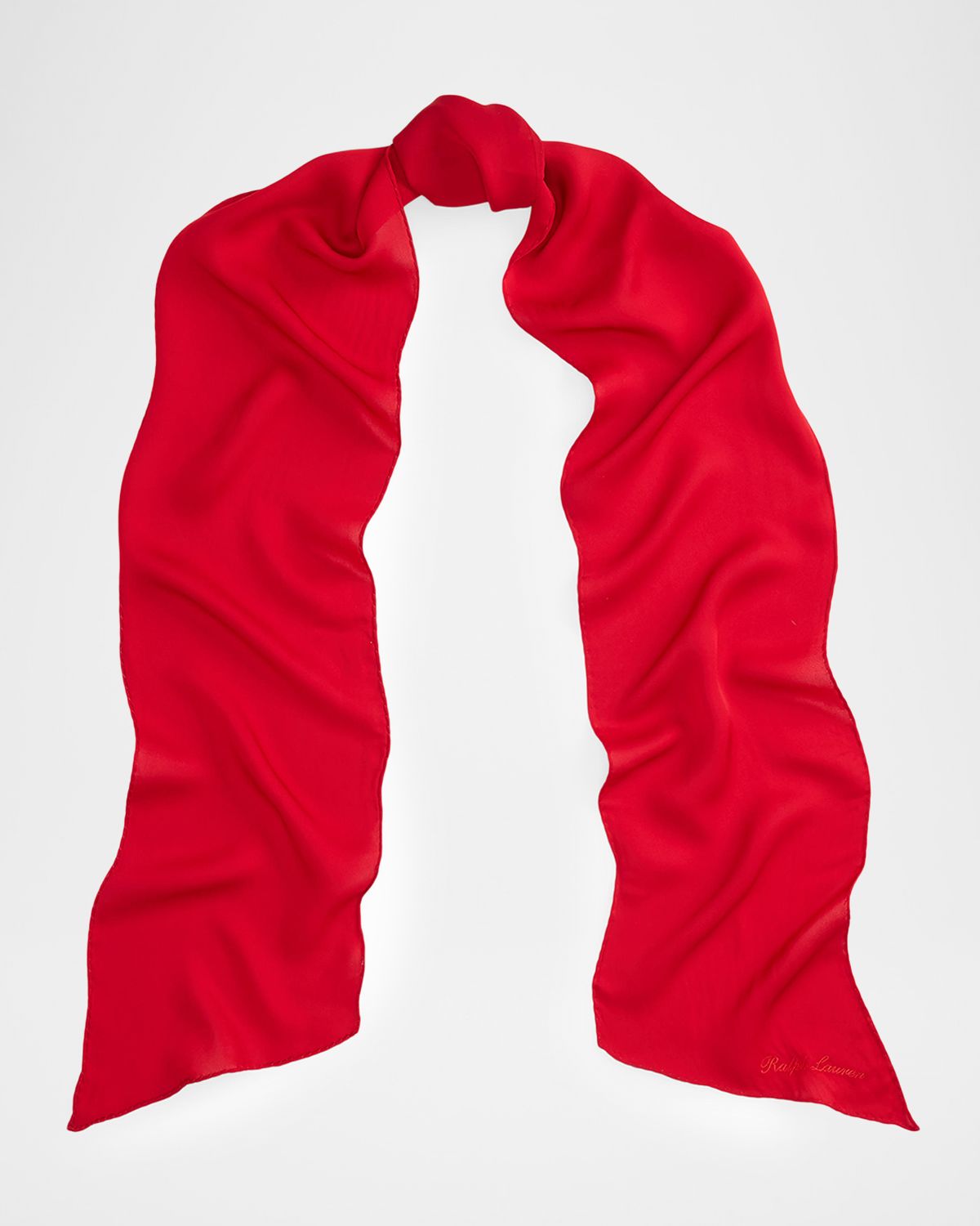 Ralph Lauren Collection Airy Fluid Satin Scarf