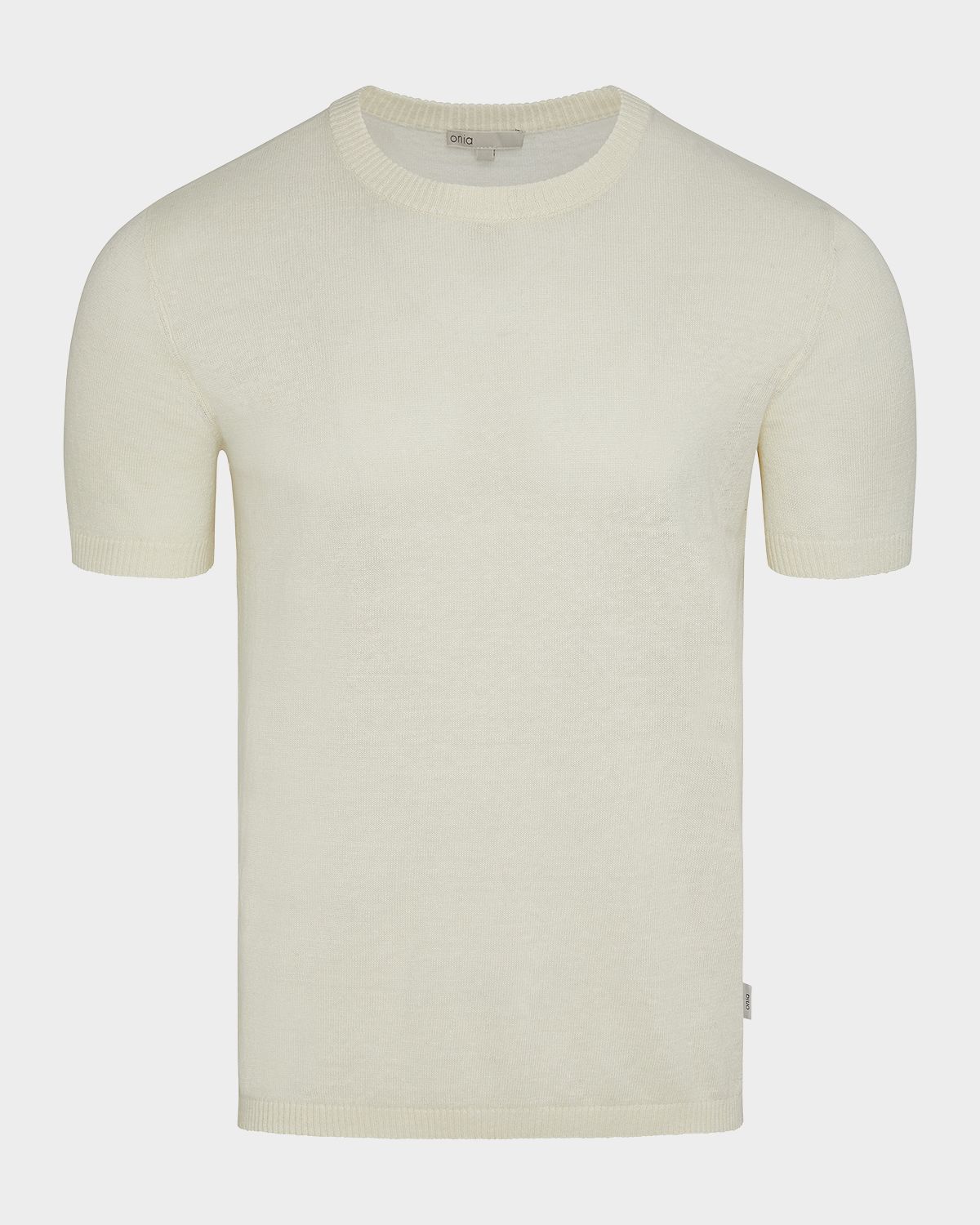 Onia Men 's Linen Jersey Knit Short-Sleeve Shirt