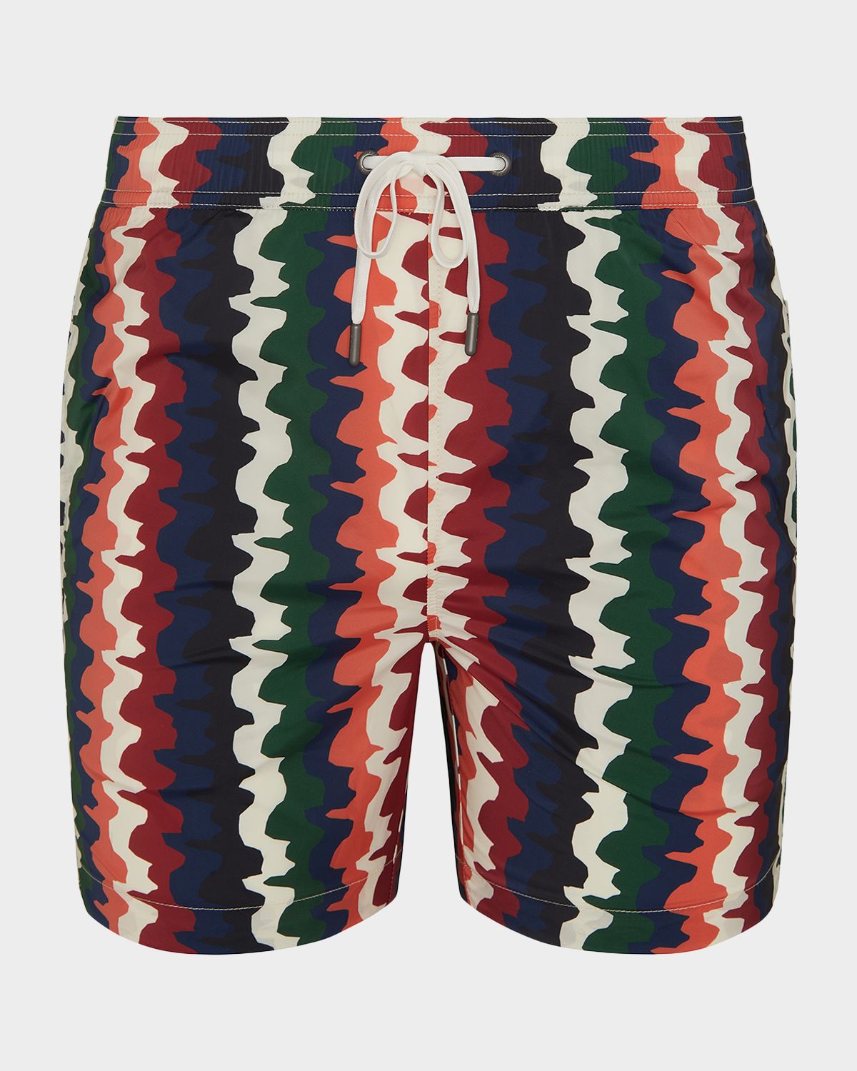 Onia Men 's Charles 5" Inseam Abstract Stripe Swim Trunks