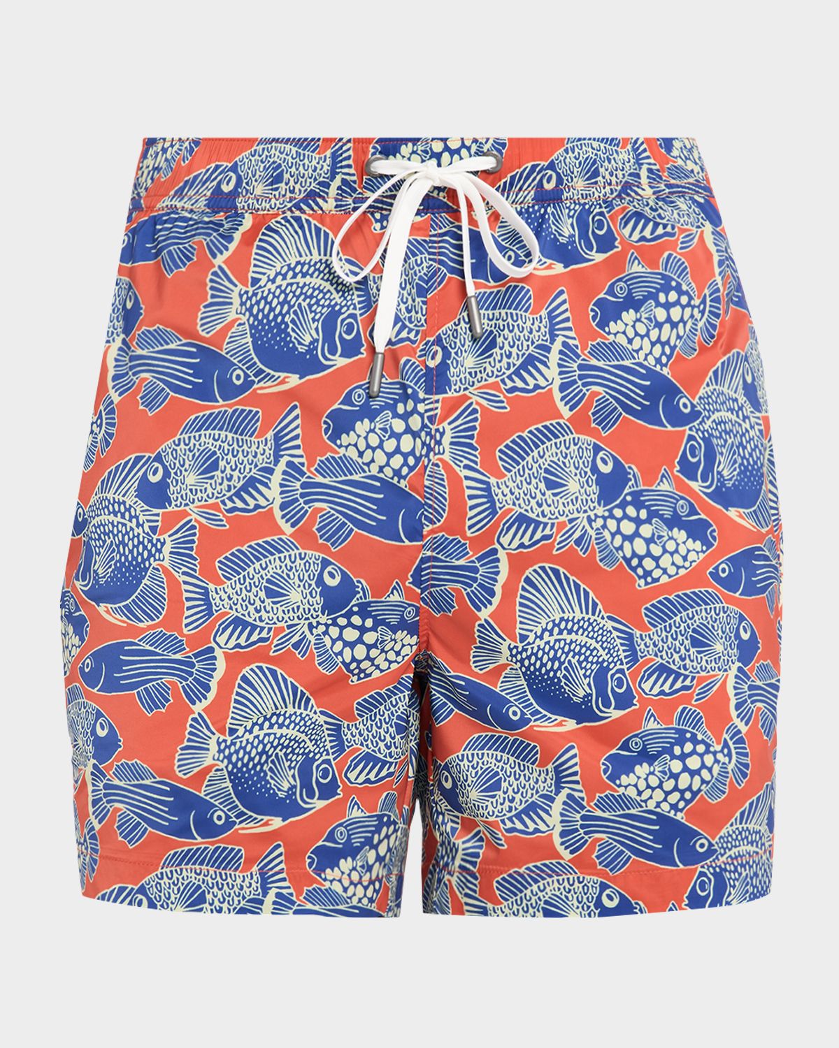 Onia Men 's Charles 5" Inseam Fish Swim Trunks