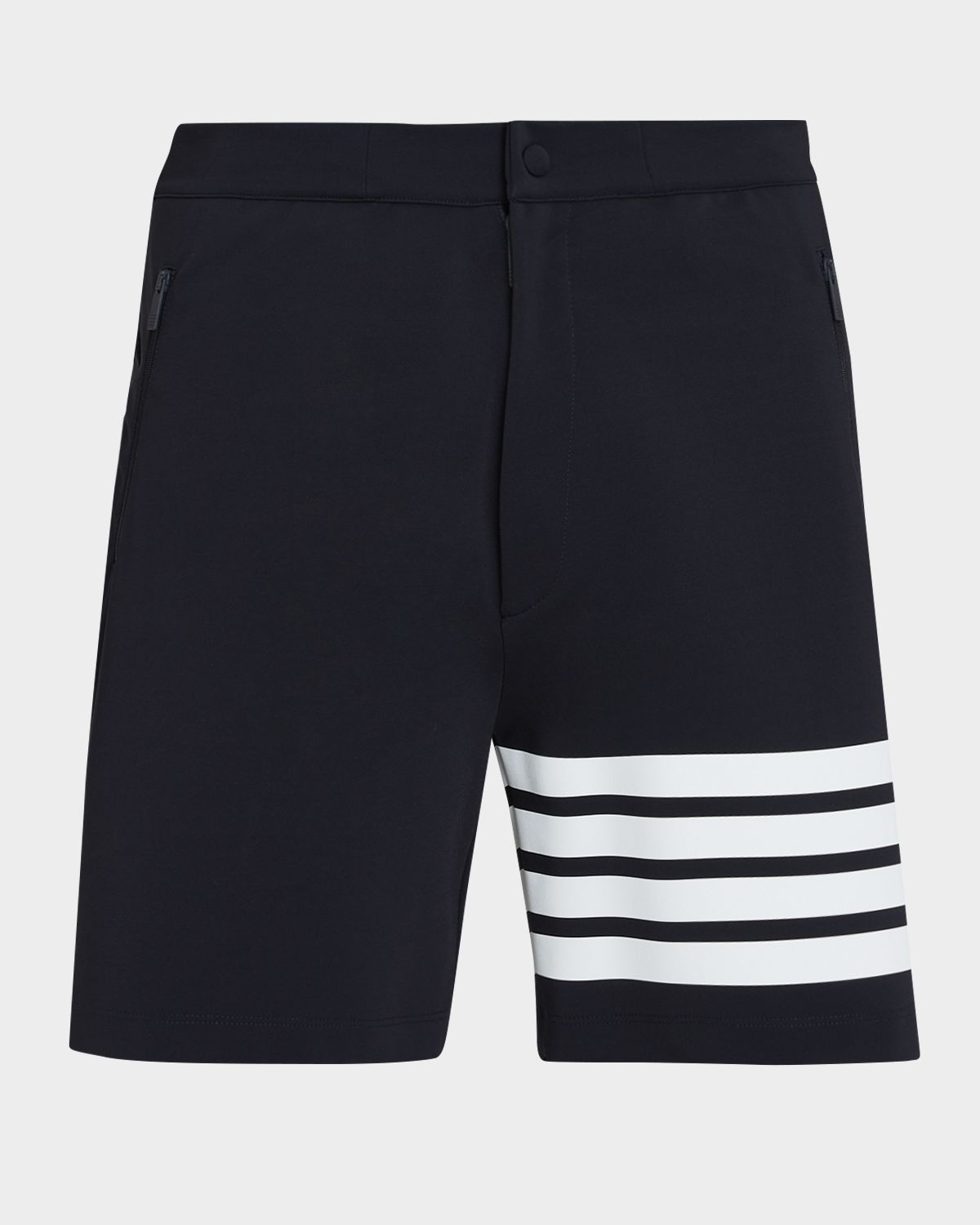 Thom Browne Men 's 4-Bar Mid-Thigh Shorts | Thumbnail 6