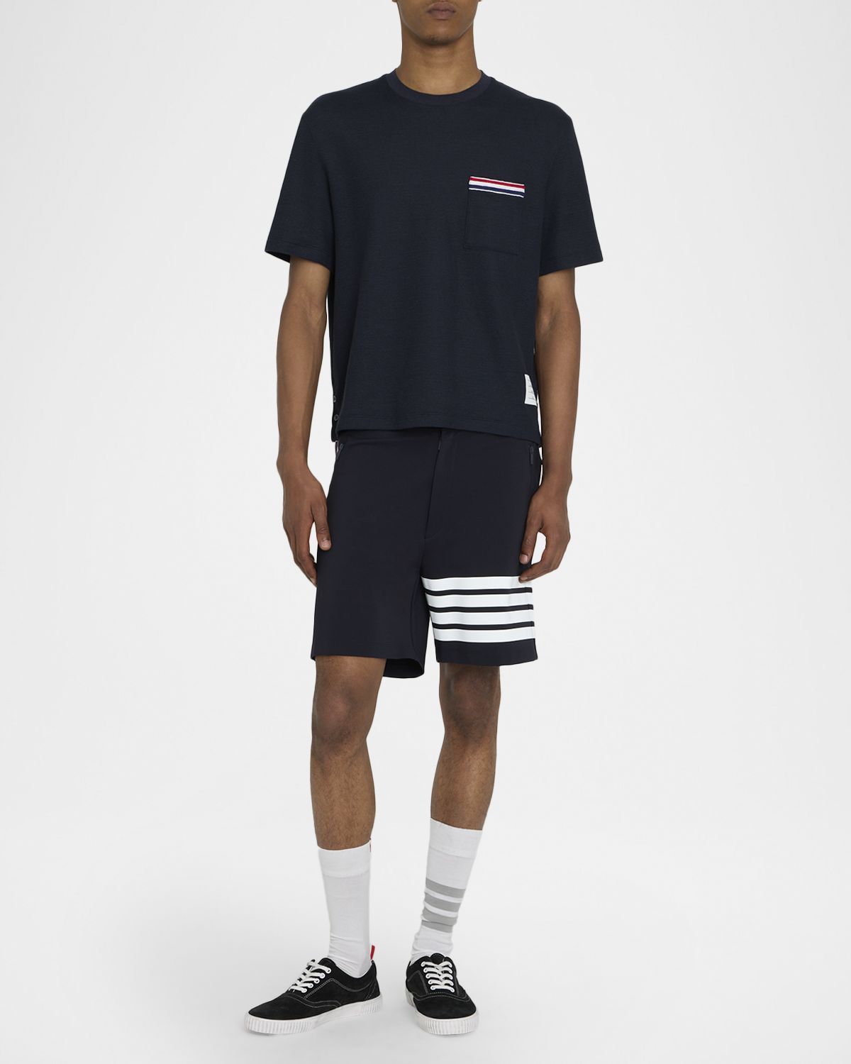 Thom Browne Men 's Milano Oversized Pocket T-Shirt