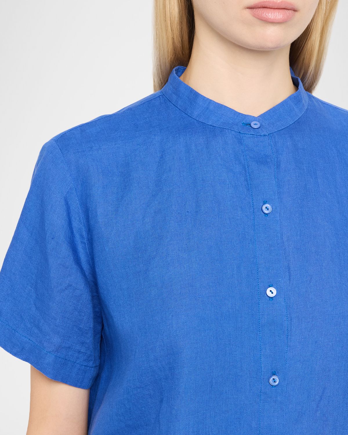 Eileen Fisher Button-Down Organic Linen Shirt | Thumbnail 5