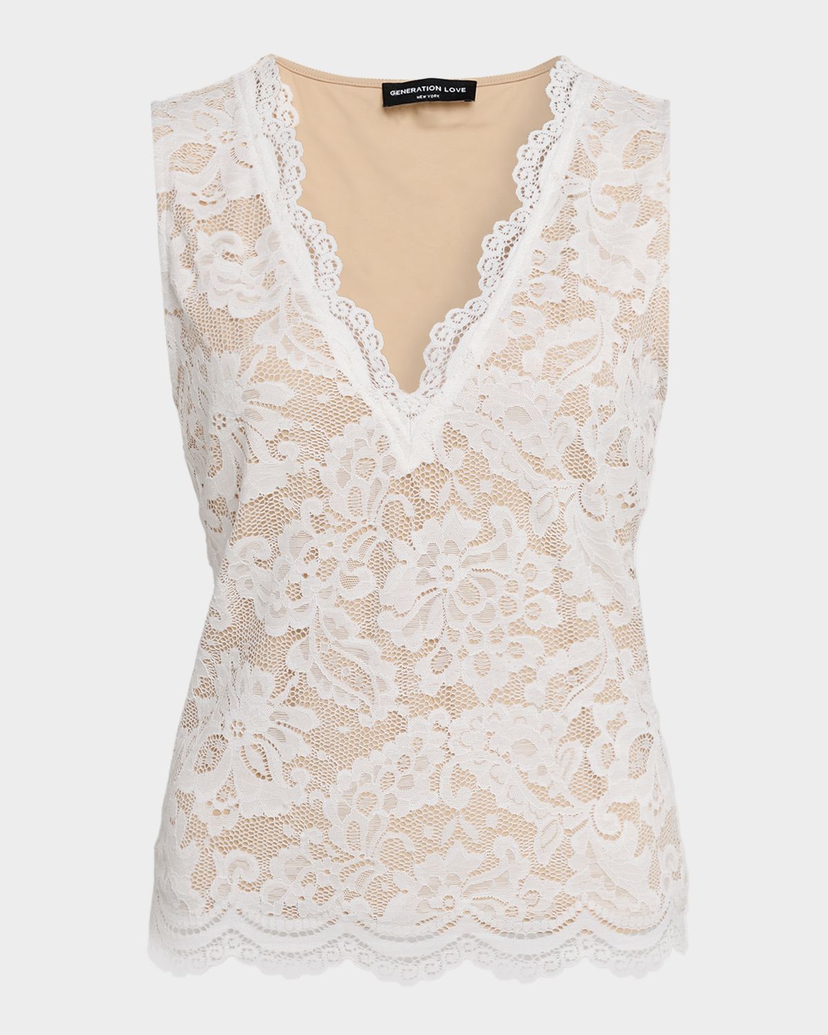 Generation Love Leila Lace V-Neck Tank Top
