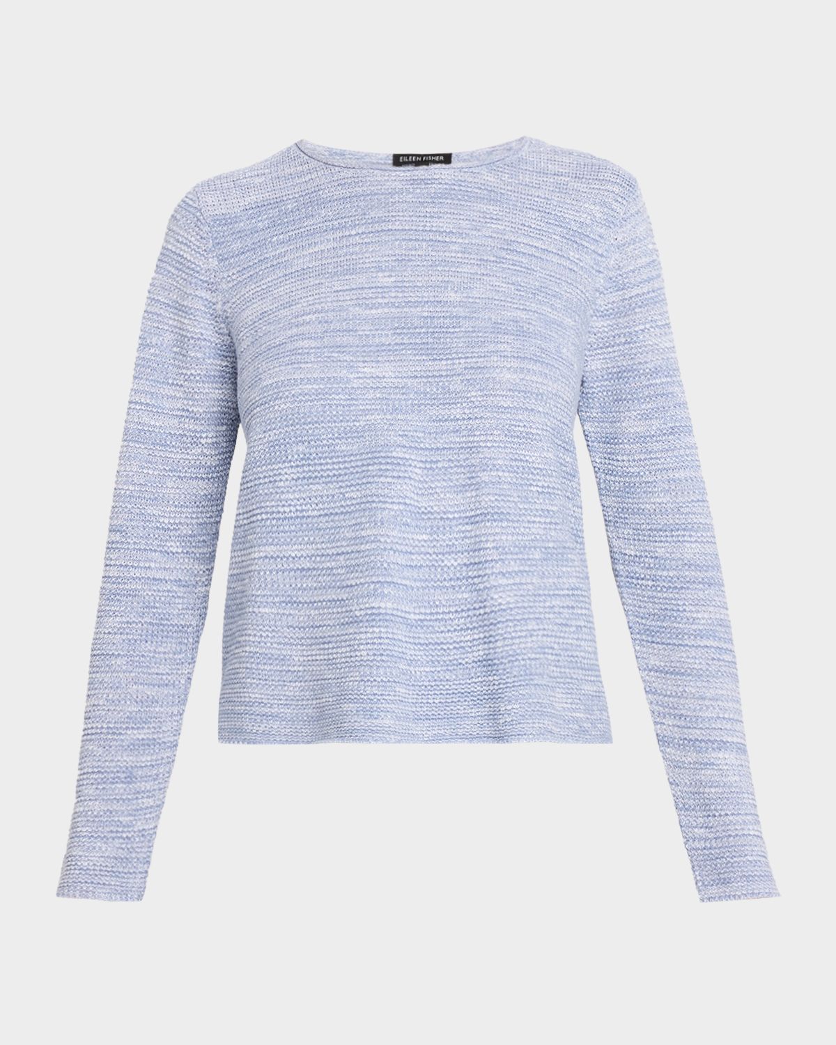 Eileen Fisher Crewneck Melange Knit Sweater