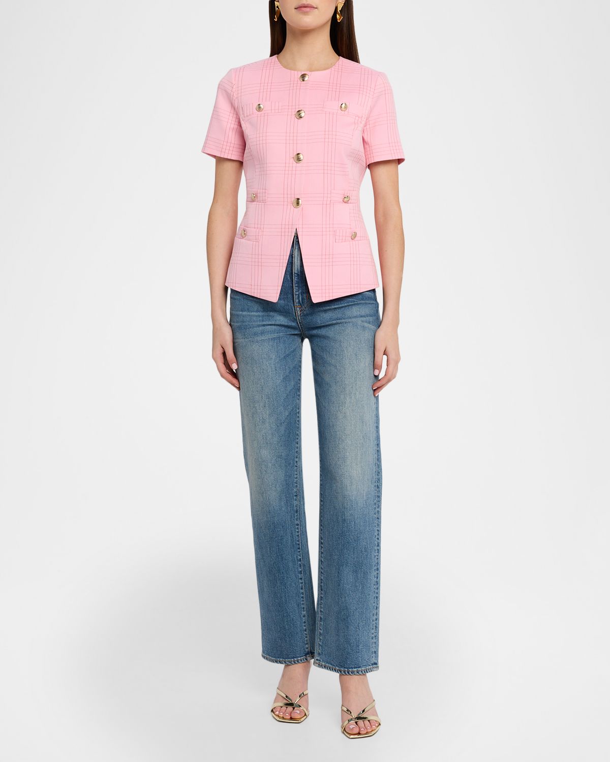 Generation Love Reyes Windowpane Suiting Jacket