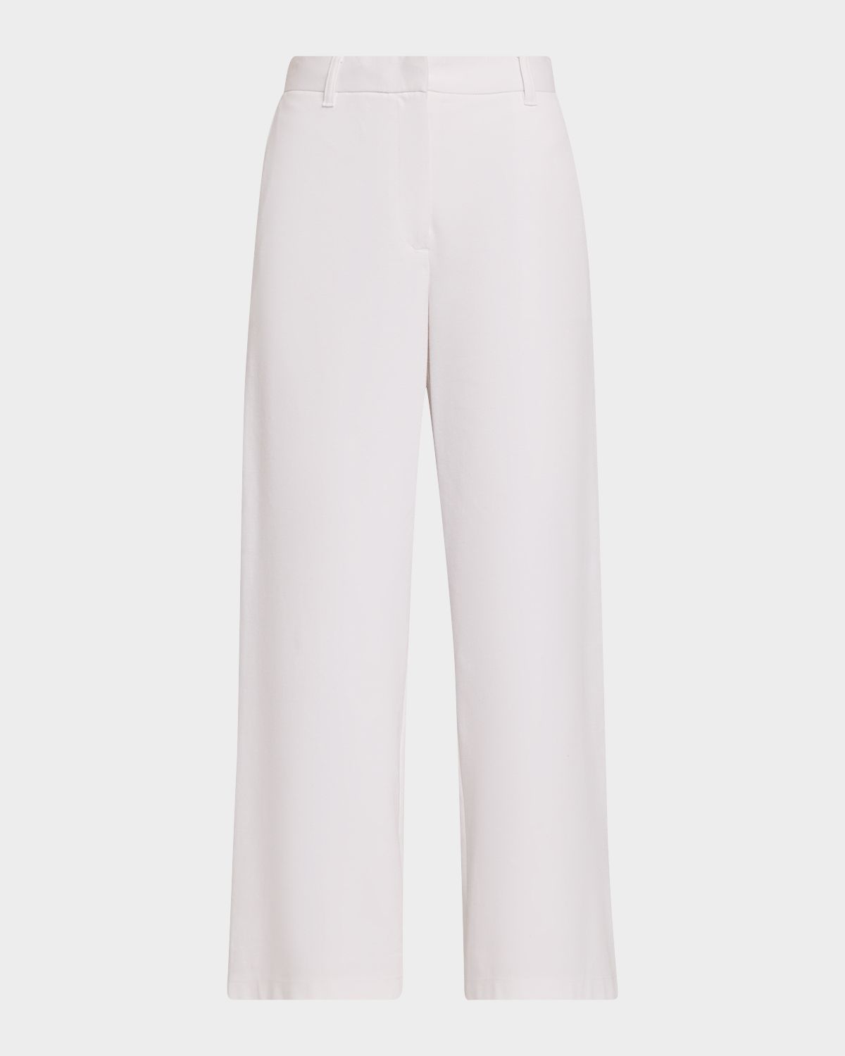 Eileen Fisher Wide-Leg Organic Cotton Trousers