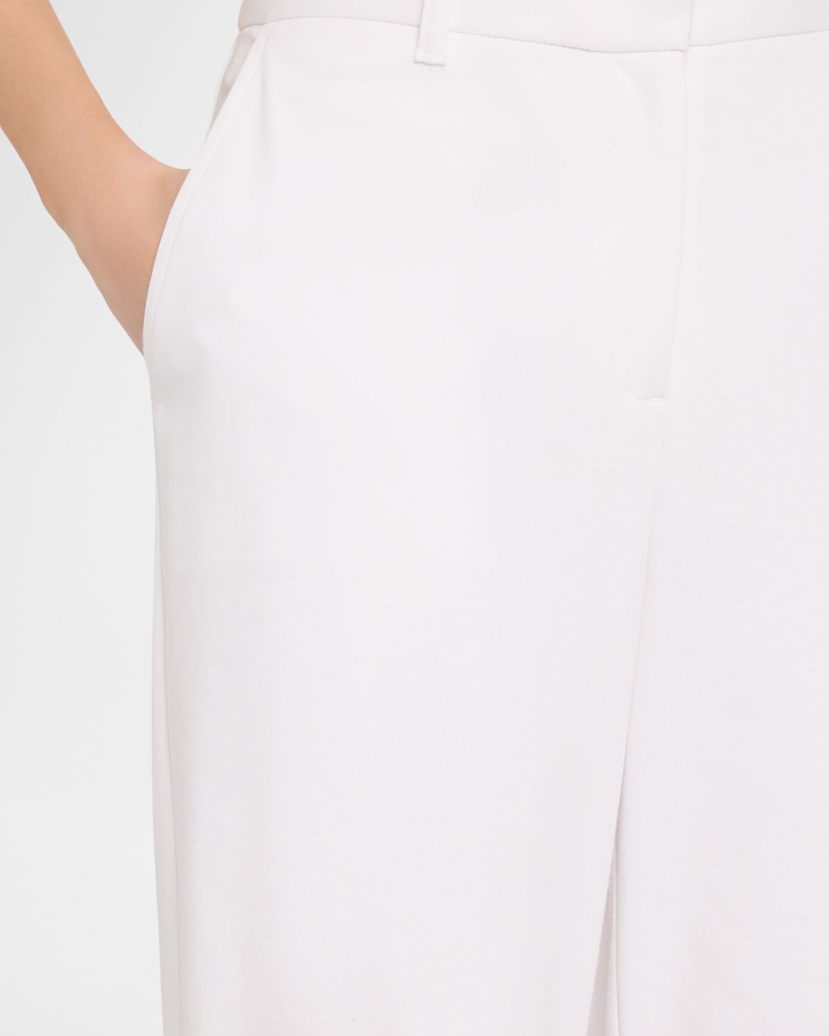 Eileen Fisher Wide-Leg Organic Cotton Trousers | Thumbnail 5