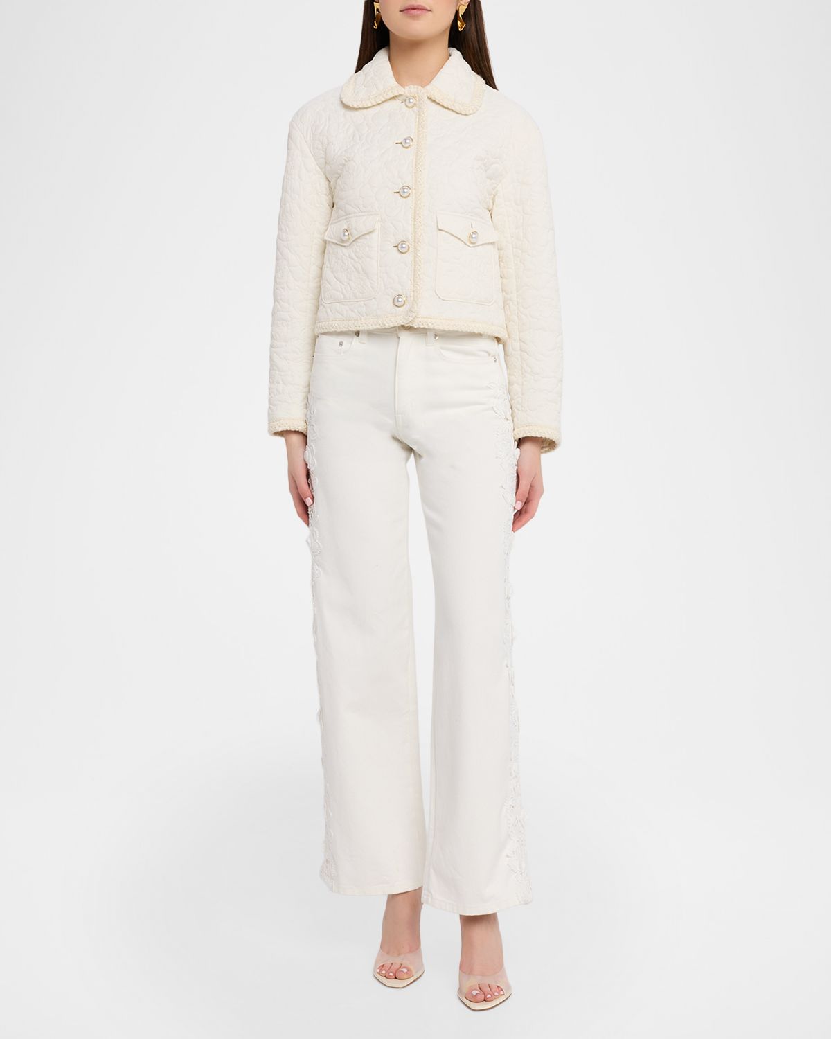 Generation Love Fabiana Floral Quilted Jacket