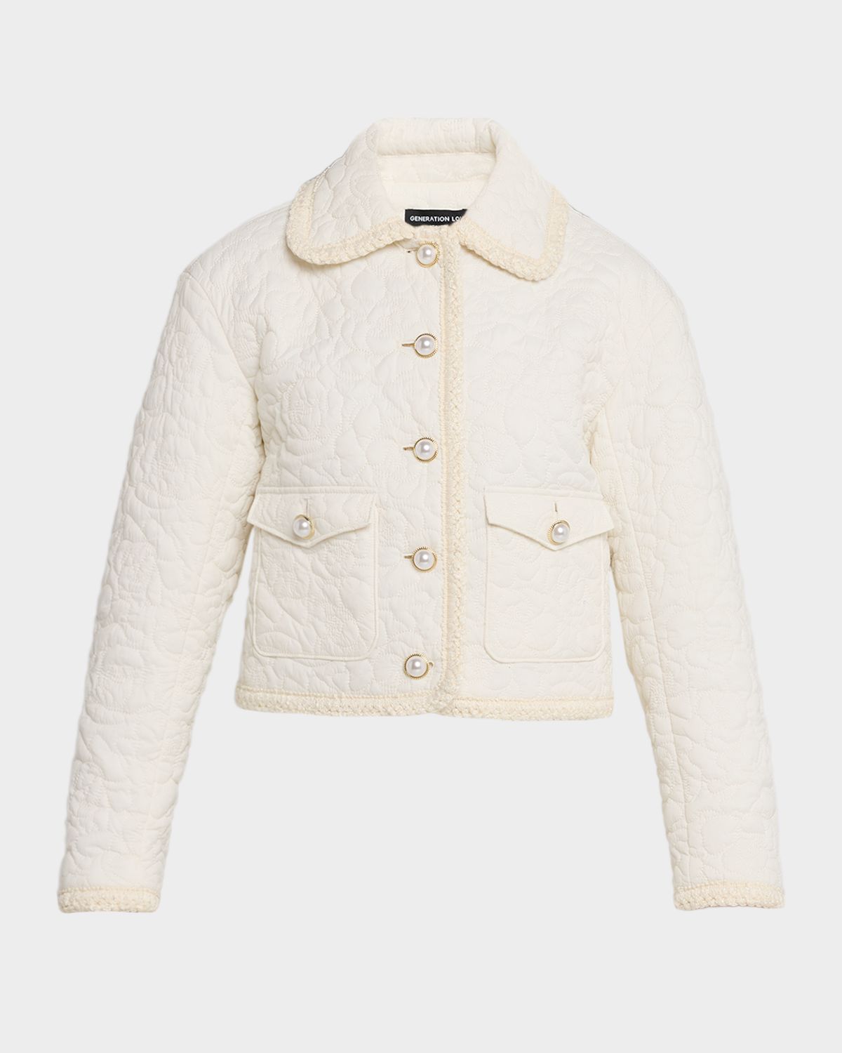 Generation Love Fabiana Floral Quilted Jacket