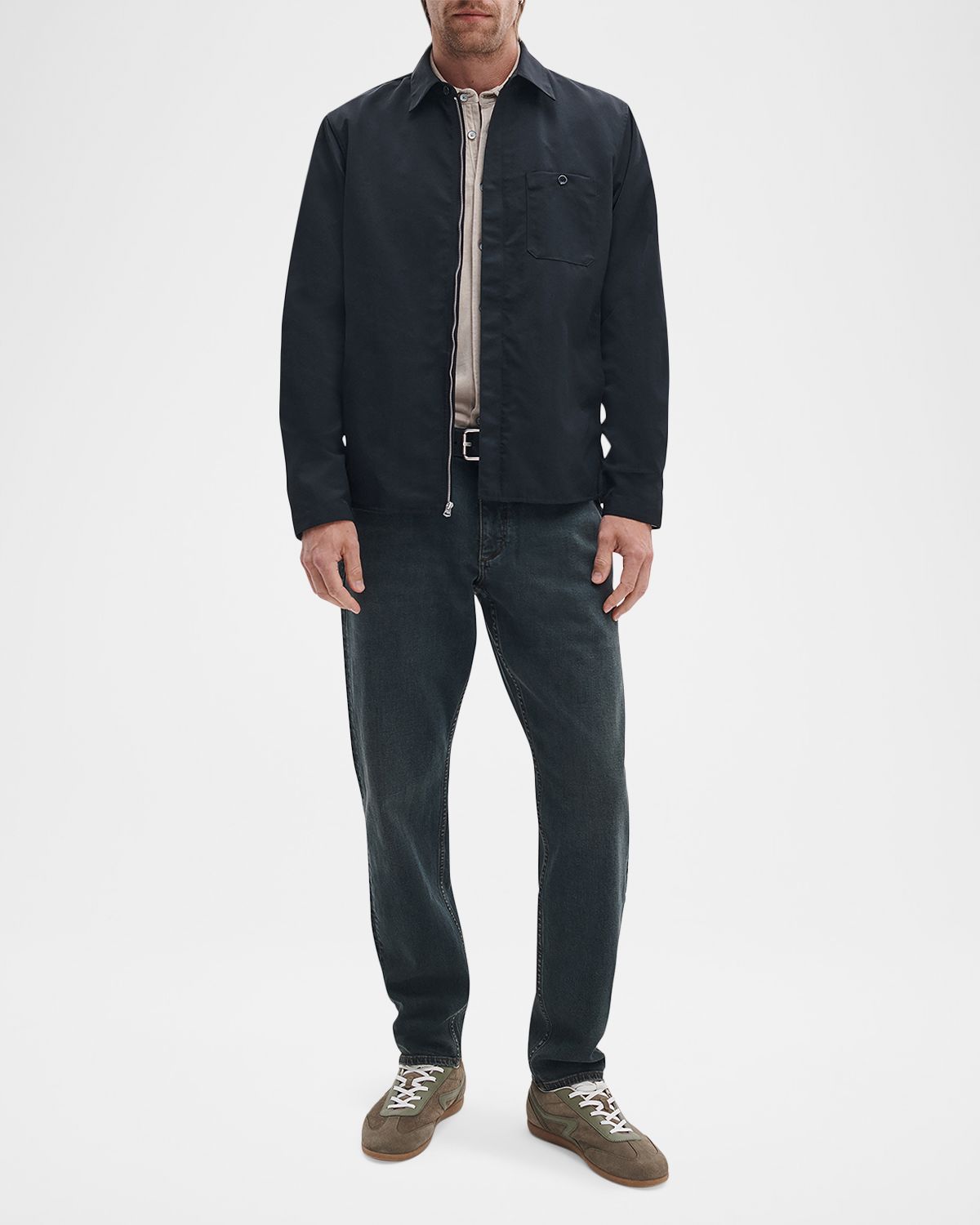Rag & Bone Men 's Karl Nylon Shirt Jacket