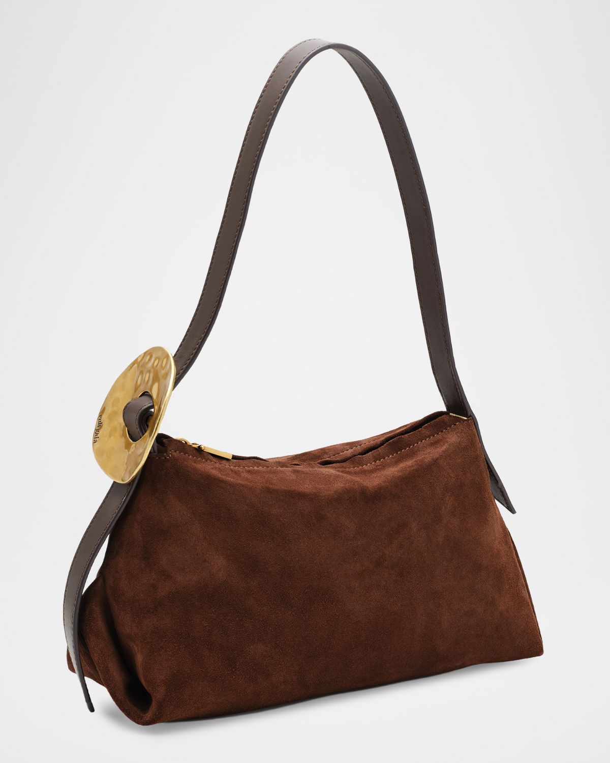 Cult Gaia Preston Suede Shoulder Bag