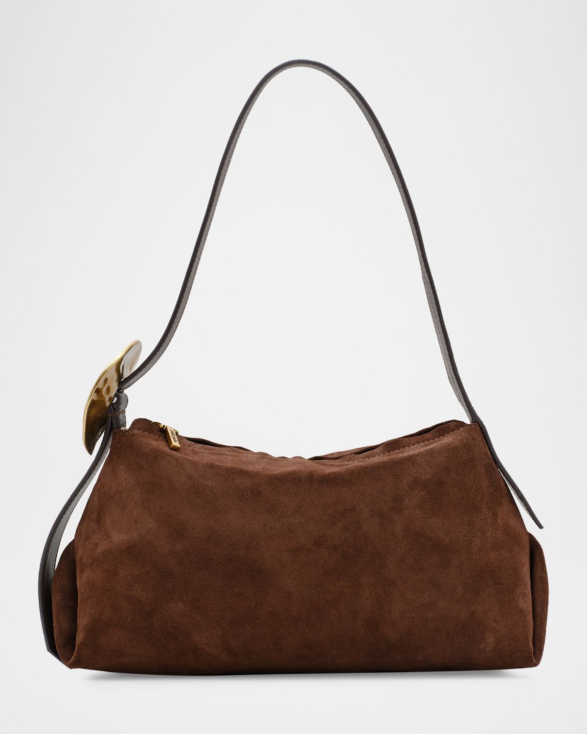Cult Gaia Preston Suede Shoulder Bag