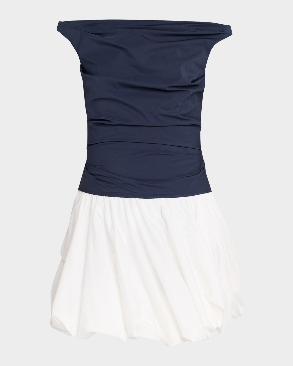 SIMKHAI Salina Cotton Bubble Mini Dress